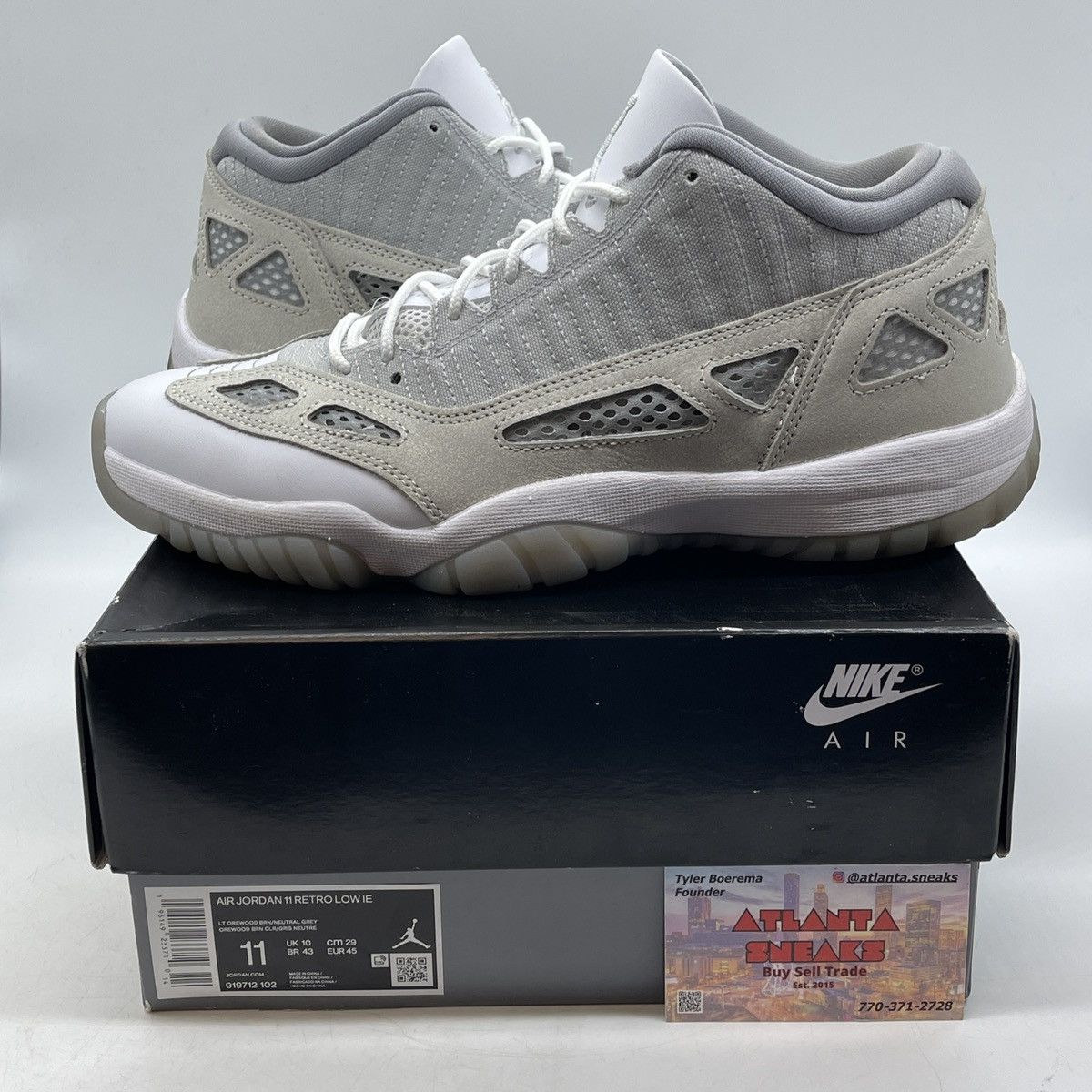 Jordan Brand Air Jordan 11 light orewood brown Size US 11 / EU 44 - 1 Thumbnail