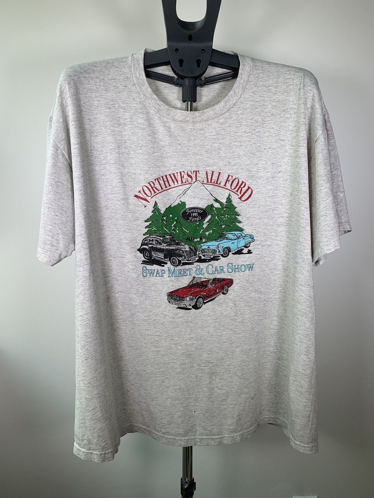 Ford × Vintage Vintage Ford Automotive Auto Swap Meet Car Show T Shirt Size US XXL / EU 58 / 5 - 1 Thumbnail
