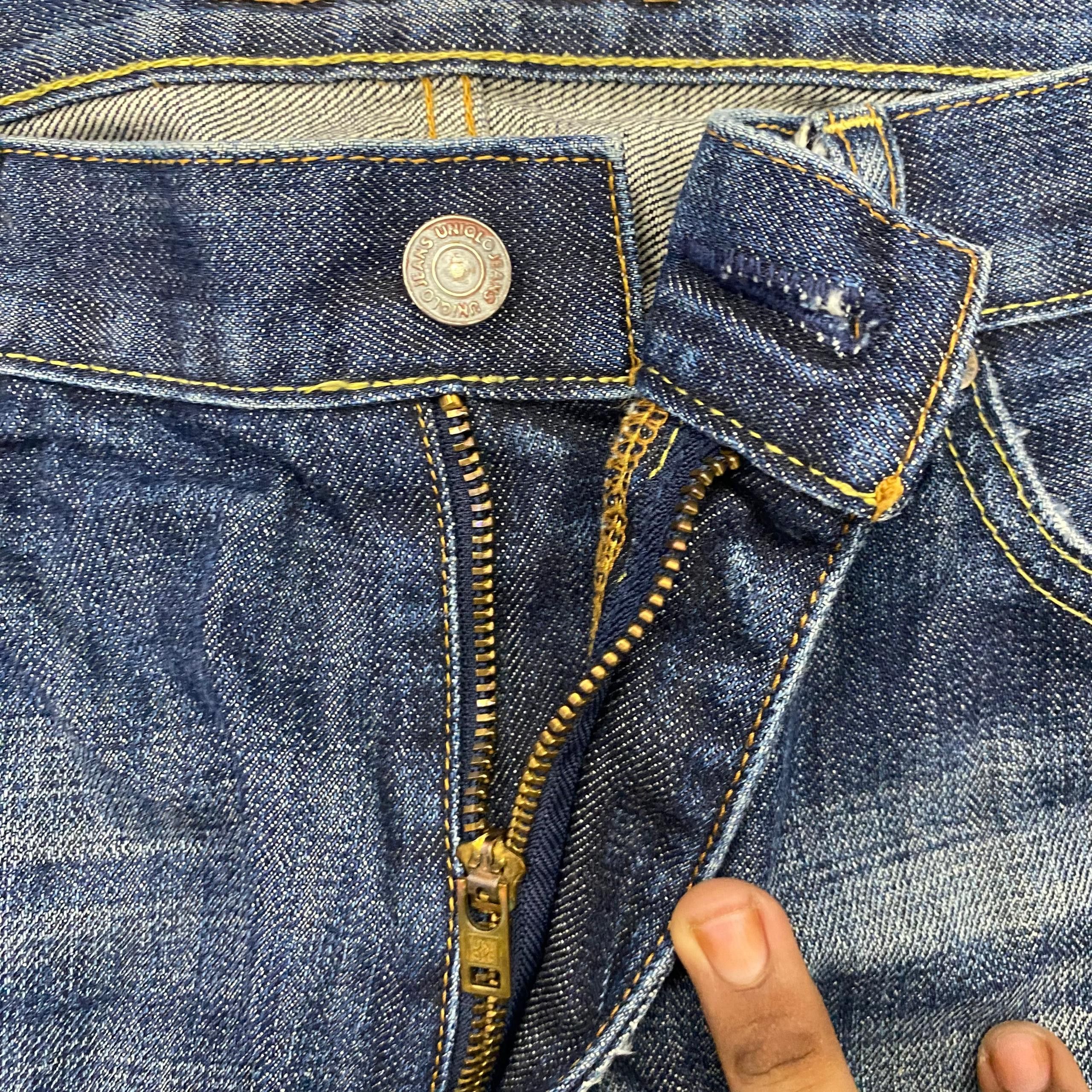 Japanese Brand 💥Best Offer💥Vintage Uniqlo Original Basic Denim Size US 34 / EU 50 - 12 Thumbnail