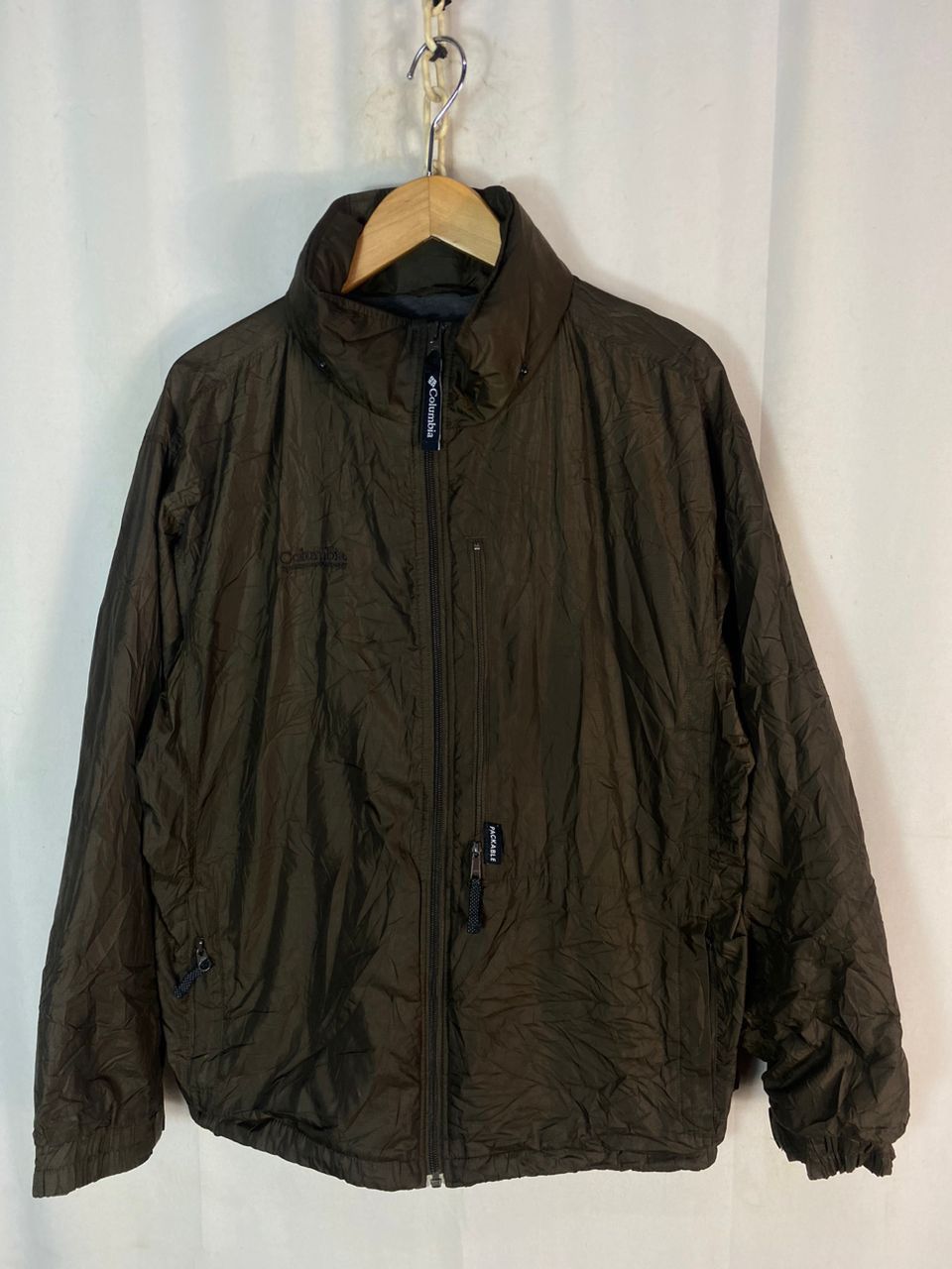 Columbia Colombia windbreaker jacket hidden hoodie Size US L / EU 52-54 / 3 - 1 Thumbnail