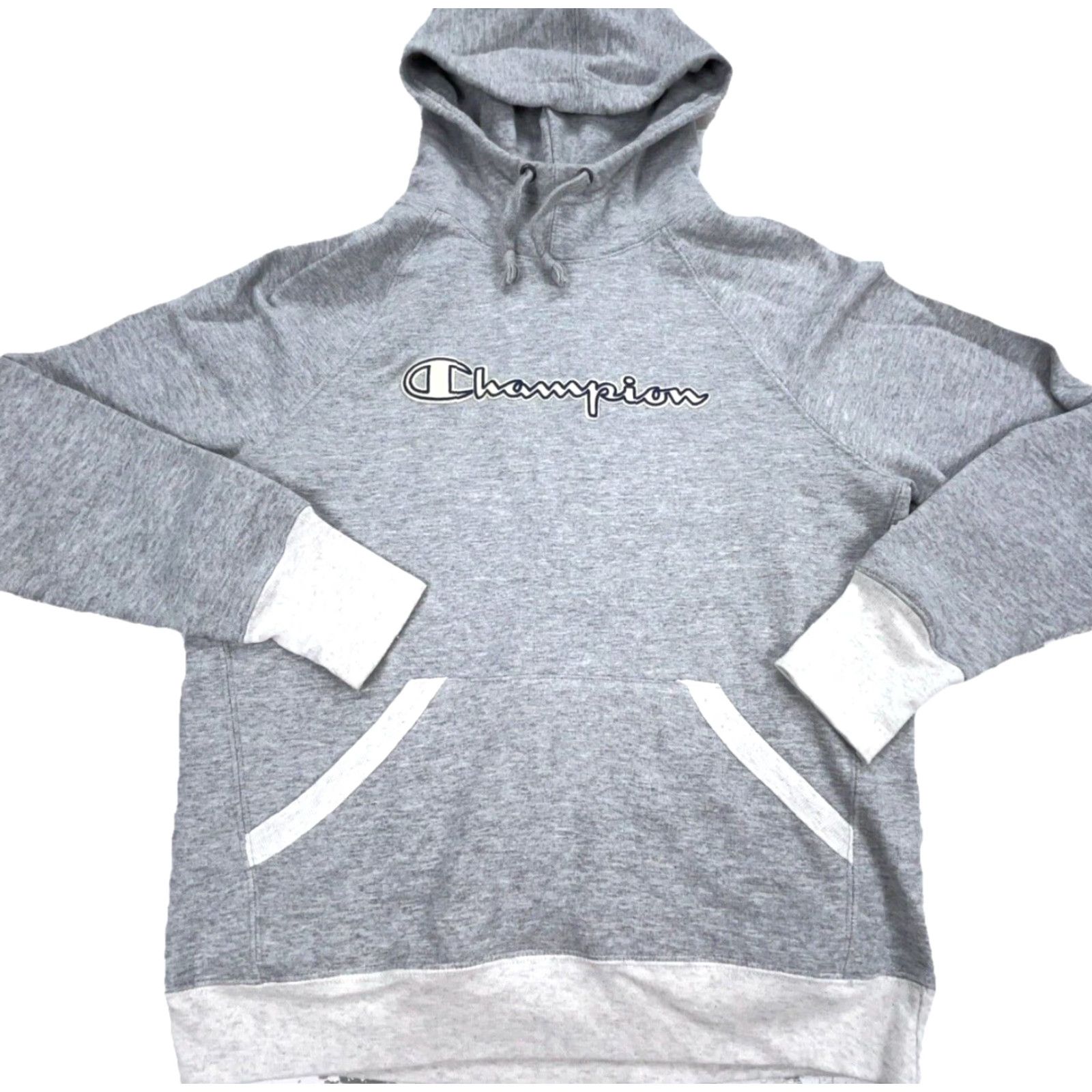 Champion Champion Hoodie Men Small Gray Sweatshirt Fleece Logo Pullover Regular Size S Warm Winter Fall Spring Summer All Seasons Gear Mens Size US S / EU 44-46 / 1 - 2 Thumbnail