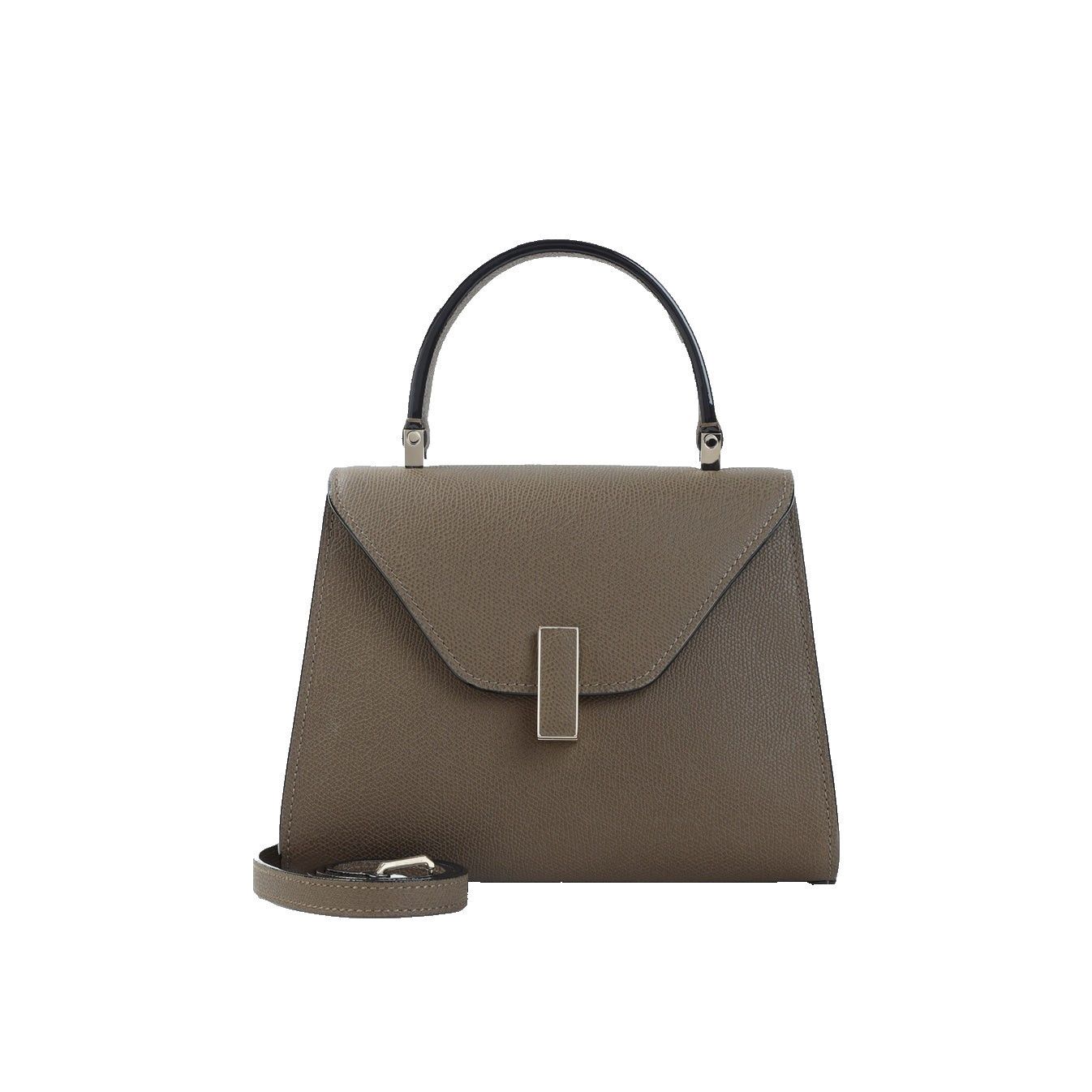 Valextra VALEXTRA Iside Mini Khaki Leather Top Handle Bag New/Authent Size ONE SIZE - 1 Thumbnail