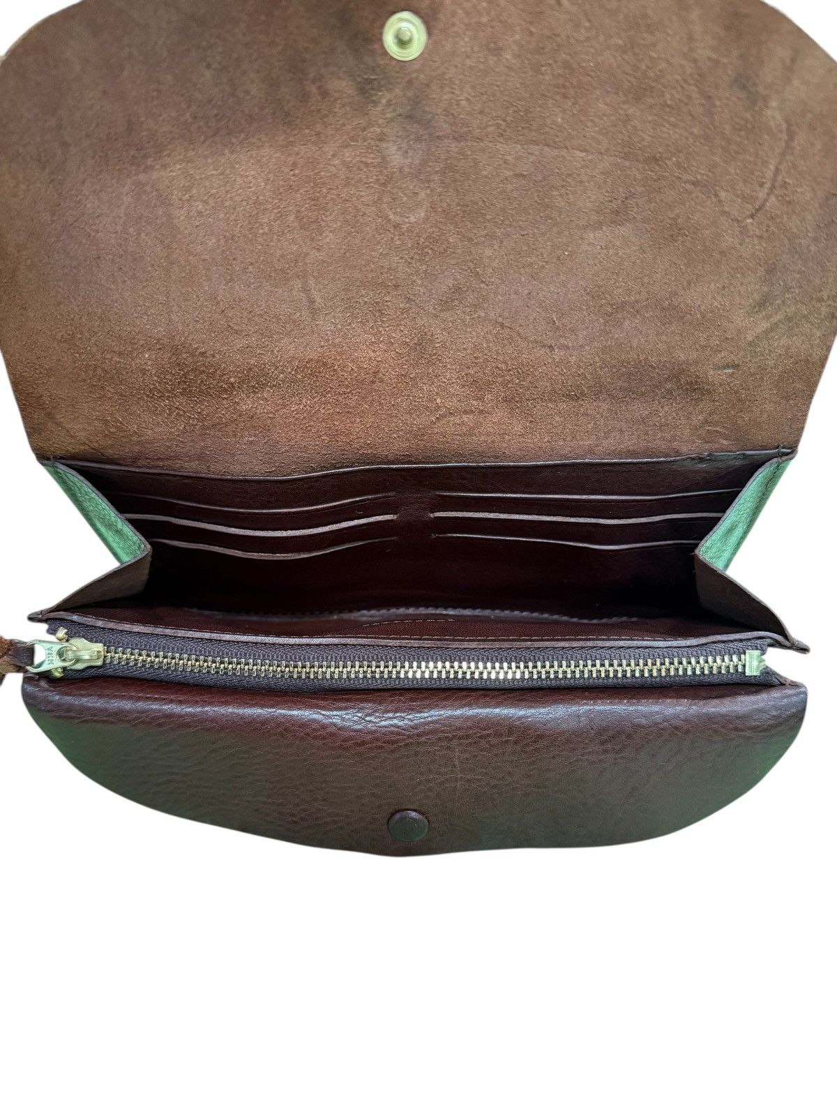 Japanese Brand RARE UNIQ DESIGN LEATHER WARE WALLET Size ONE SIZE - 6 Thumbnail