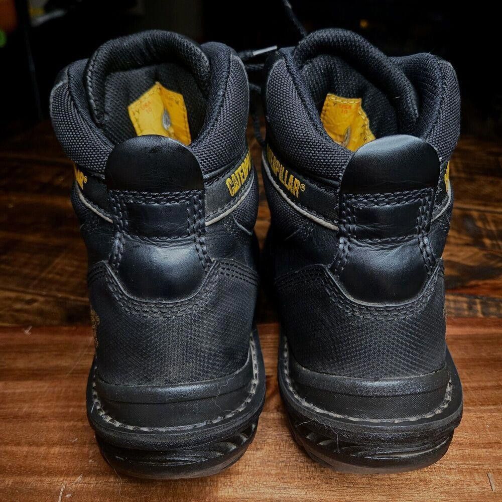 Caterpillar CATERPILLAR Mens SZ 10 Waterproof Steel Toe Boots Black BB3 Size US 10 / EU 43 - 6 Thumbnail