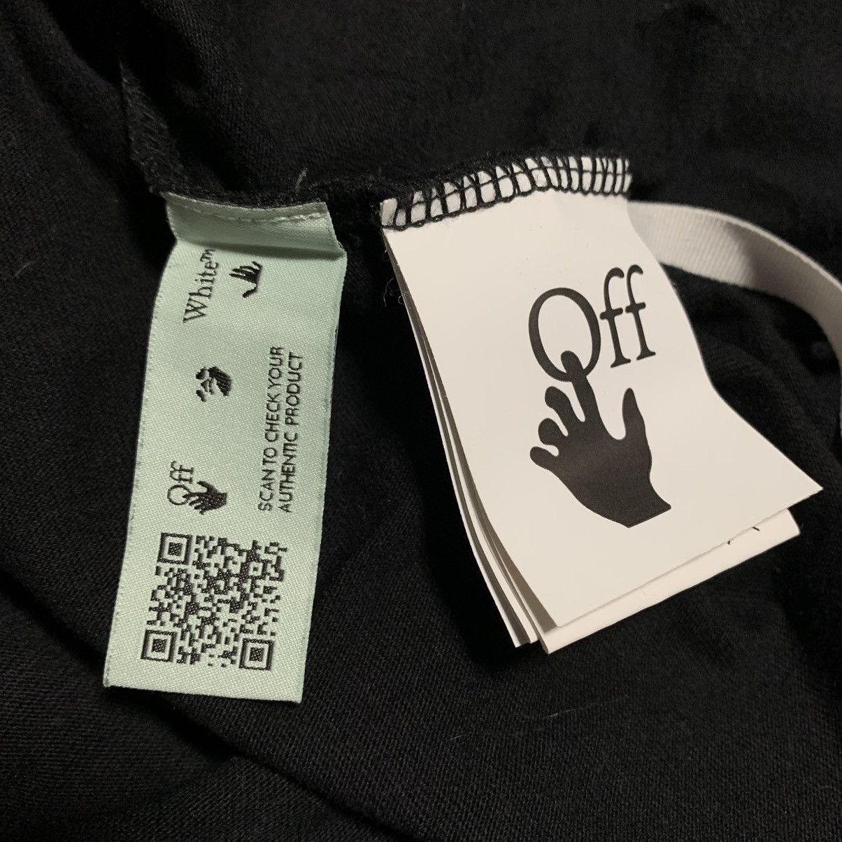Off-White Off White Small Caravaggio Arrows Black Tee Virgil Abloh Size US S / EU 44-46 / 1 - 7 Thumbnail