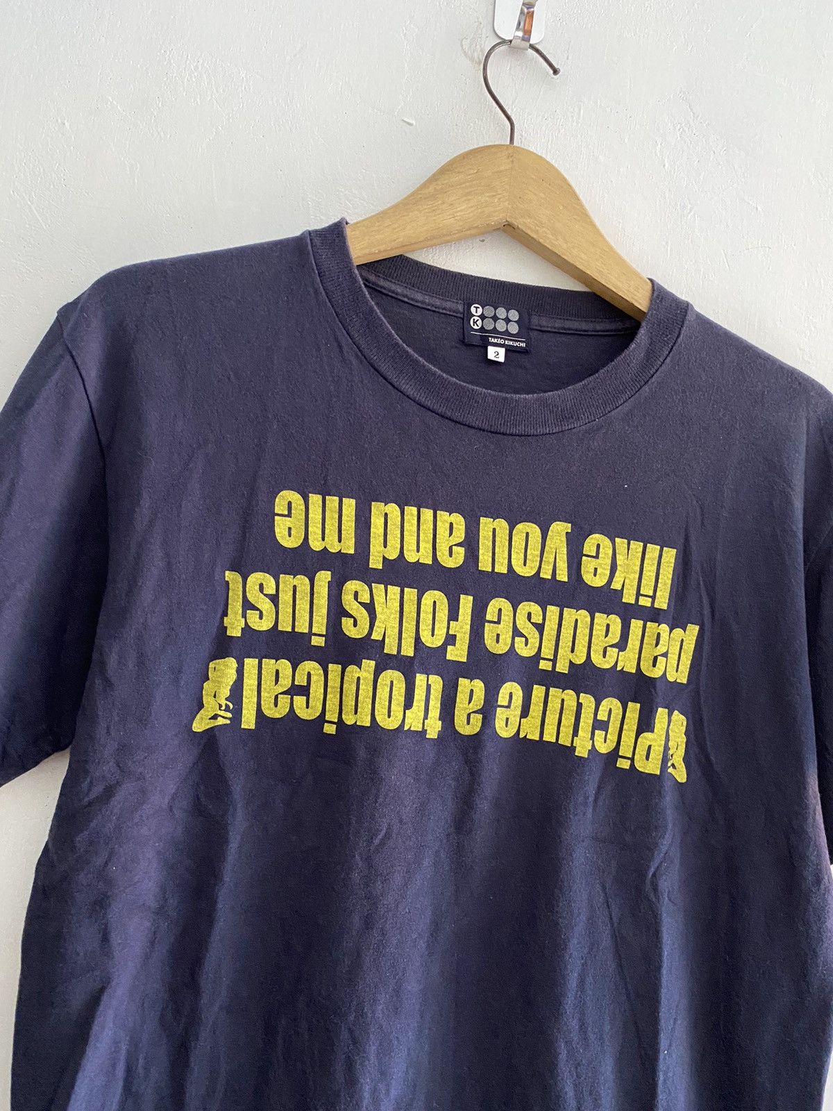 Hysteric Glamour Crazy Takeo kikuchi quotes tshirt Size US M / EU 48-50 / 2 - 3 Thumbnail