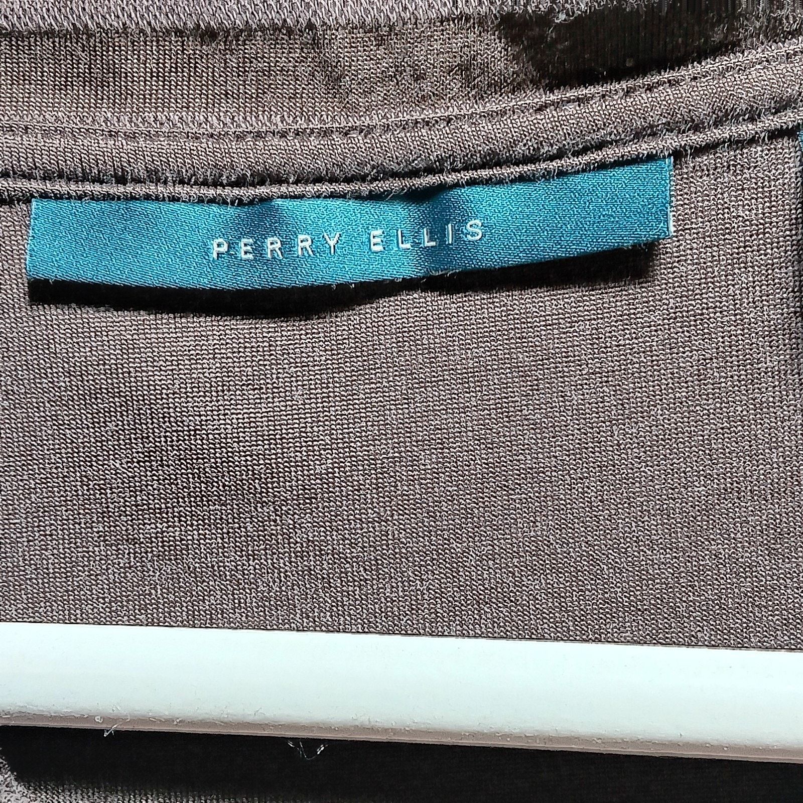 Perry Ellis Perry Ellis Men’s Brown Polo Shirt Size XL Business Casual Size US XL / EU 56 / 4 - 2 Thumbnail