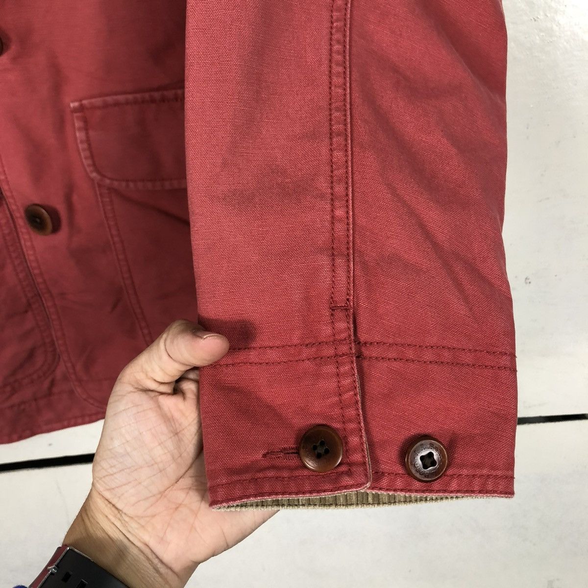 Japanese Brand 🔥VINTAGE CHORE DUCK CANVAS WORKER JACKET L.L.BEAN BLANKET Size M / US 6-8 / IT 42-44 - 17 Thumbnail