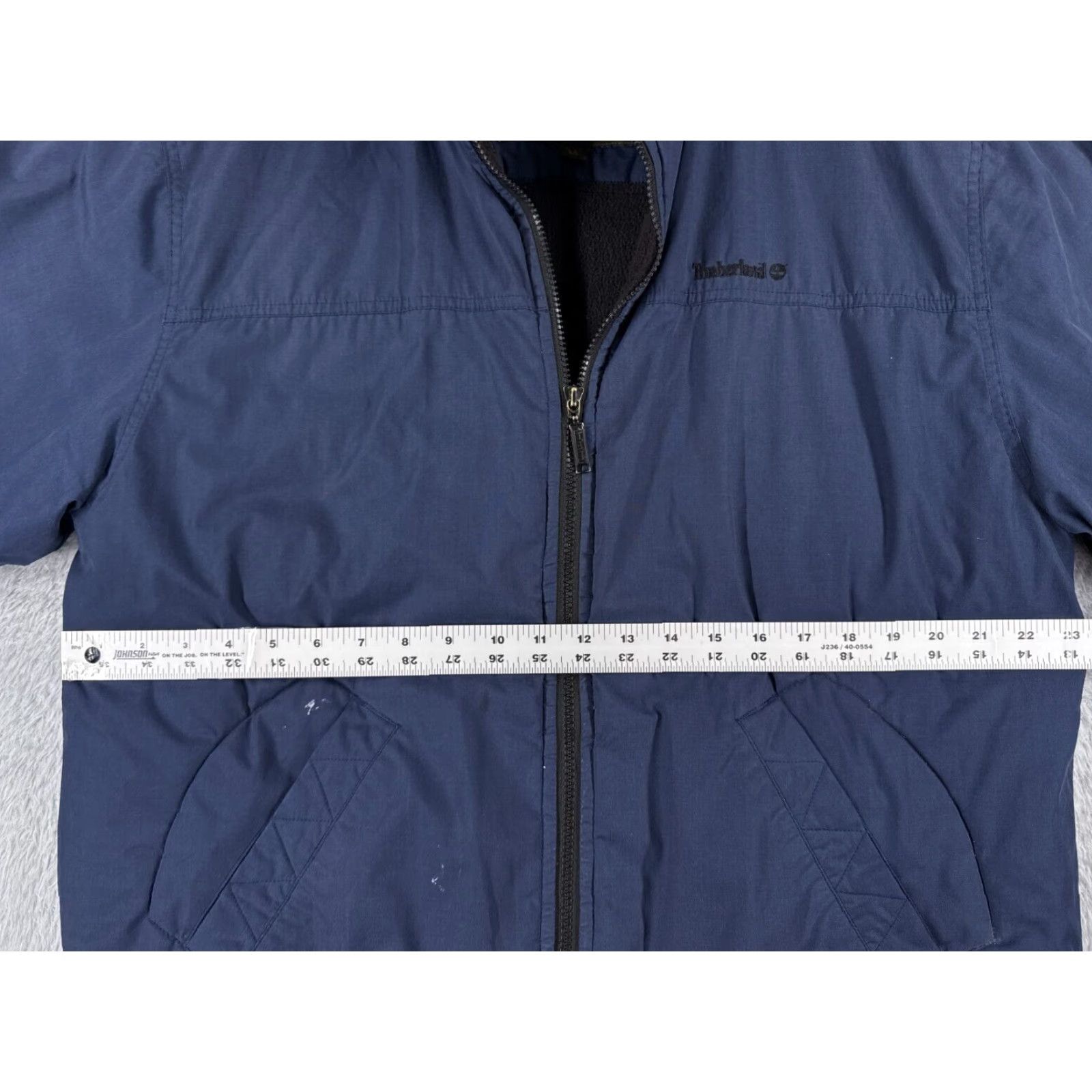Timberland Timberland Jacket Mens Medium Blue Weathergear Full Zip Fleece Lined READ ME Size US M / EU 48-50 / 2 - 7 Thumbnail