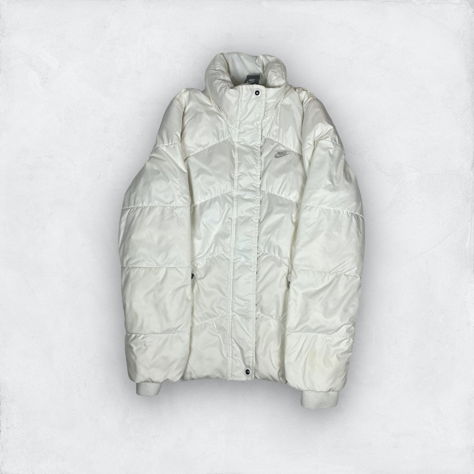 Nike × Vintage Nike Sportswear 550 Adults Full Zip Puffer Jacket XS(0-2) Size XS / US 0-2 / IT 36-38 - 1 Thumbnail