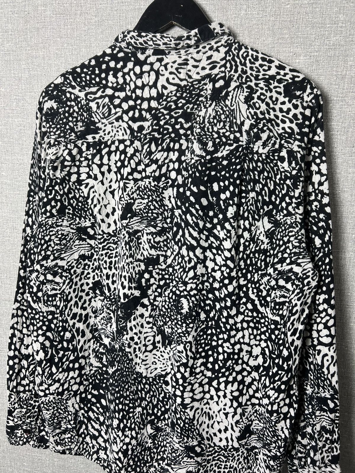 Rolla's ROLLAS All Over Print Leopard Button Up Long Sleeve Shirt Size US L / EU 52-54 / 3 - 15 Thumbnail