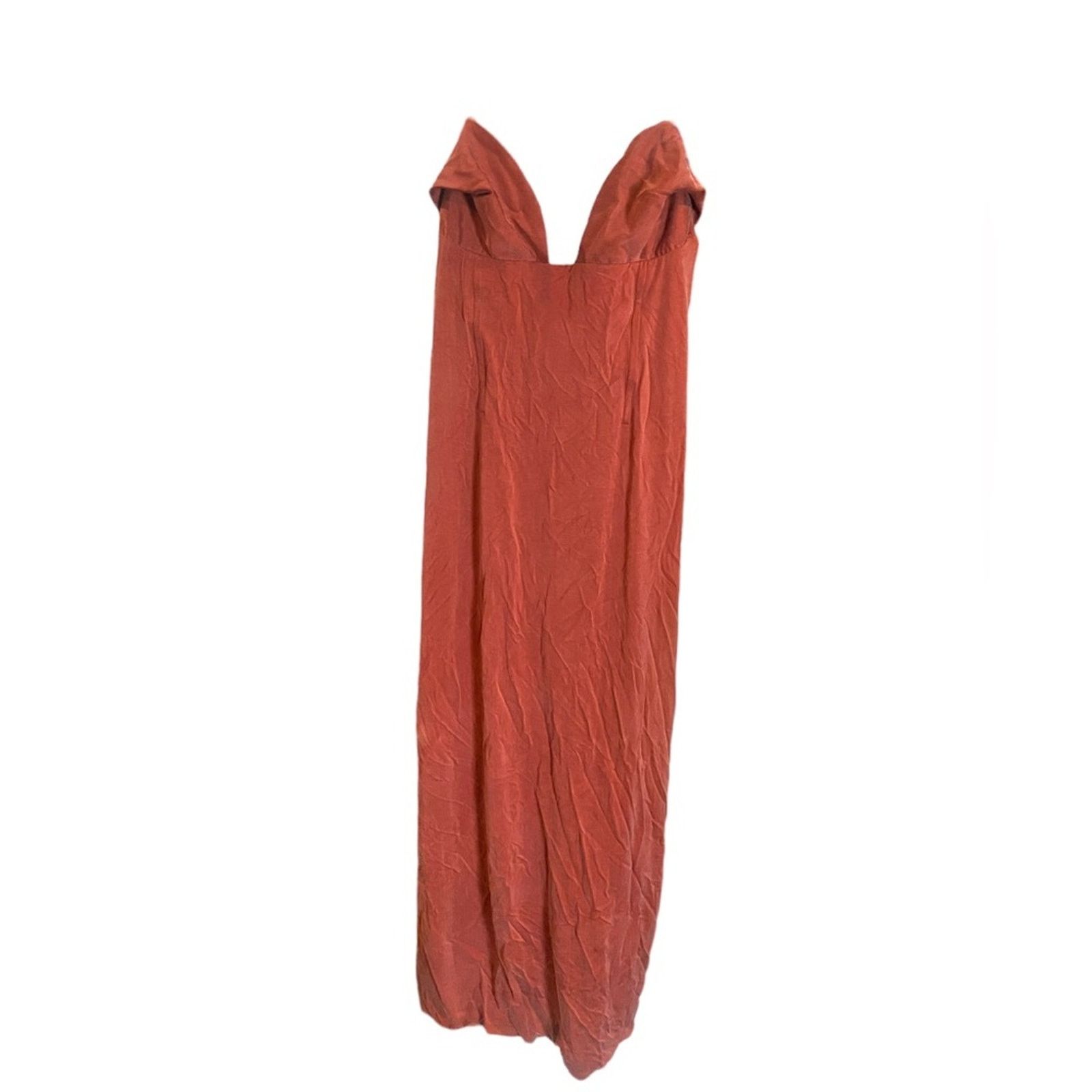 Jacquemus JACQUEMUSOrange Le Raphia Midi Terracotta Dress 40 Size L / US 10 / IT 46 - 8 Thumbnail
