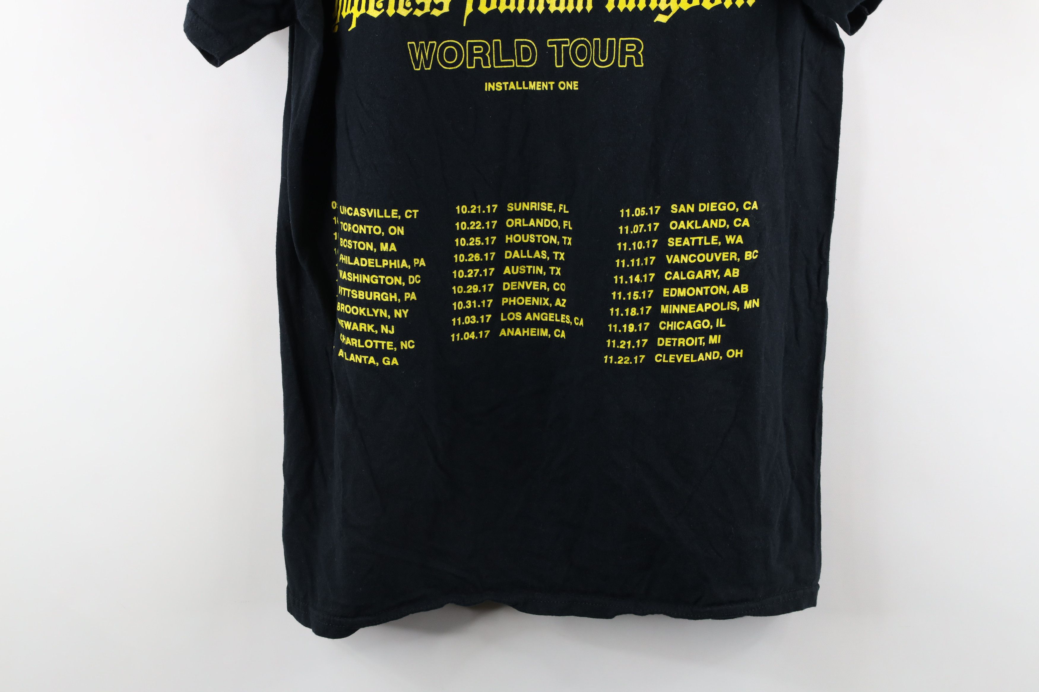 Vintage Y2K Fountain Kingdom World Tour Halsey Band T-Shirt Black Size US M / EU 48-50 / 2 - 14 Thumbnail