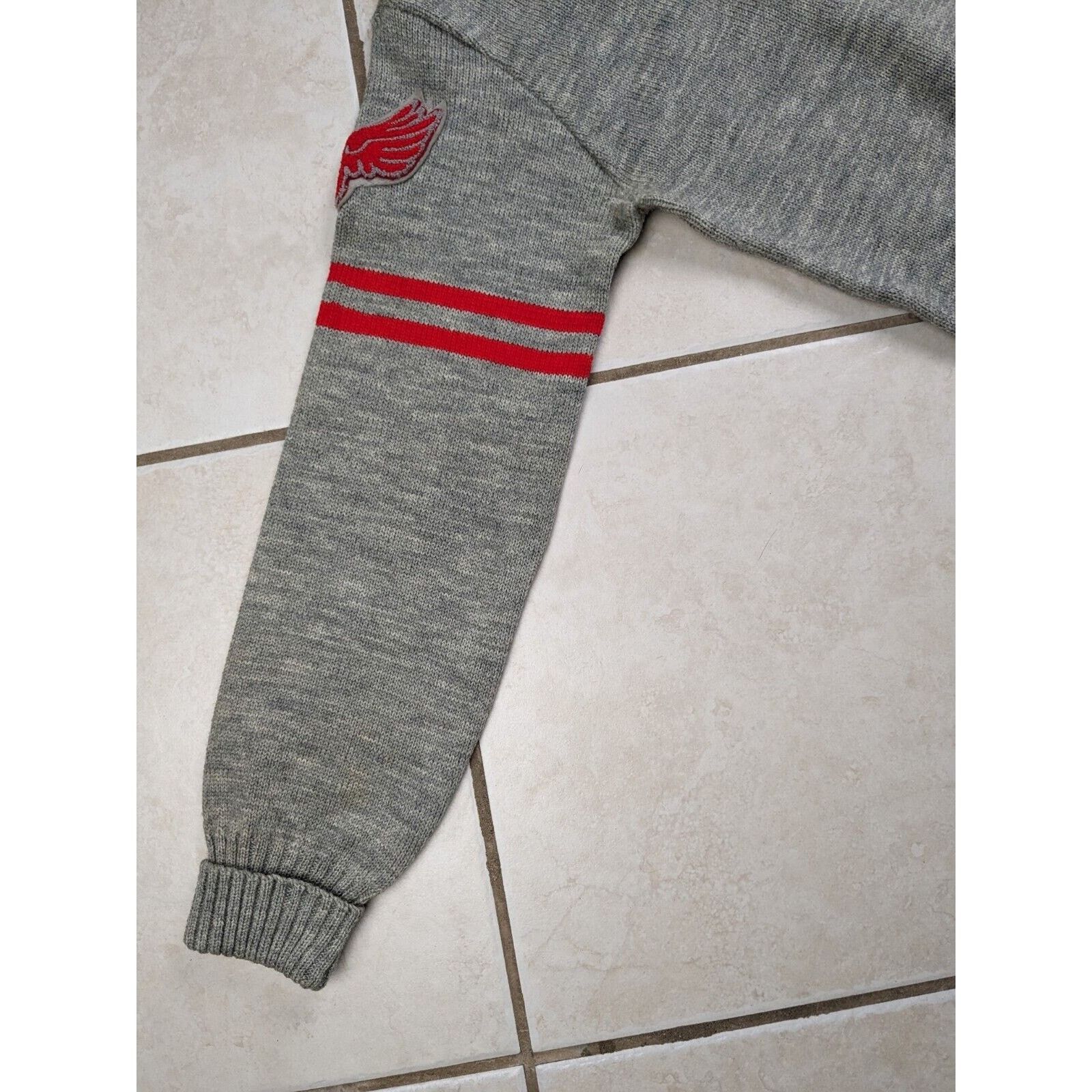 Other Vtg 1960s Art Knitting Mill Sweater Letterman Detroit Size US M / EU 48-50 / 2 - 14 Thumbnail