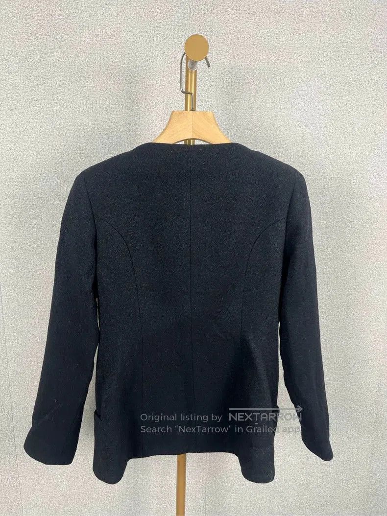 Chanel Chanel Black Double-Breasted Long-Sleeve Coat. Size US S / EU 44-46 / 1 - 2 Thumbnail