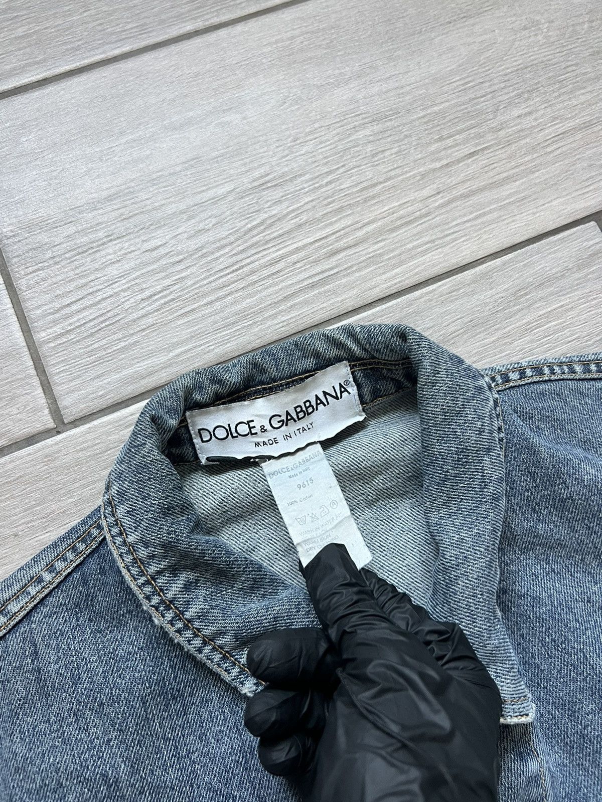 Dolce & Gabbana Vintage Dolce Gabbana Blue Denim Jeans Cargo Jacket Archive Size US L / EU 52-54 / 3 - 3 Thumbnail
