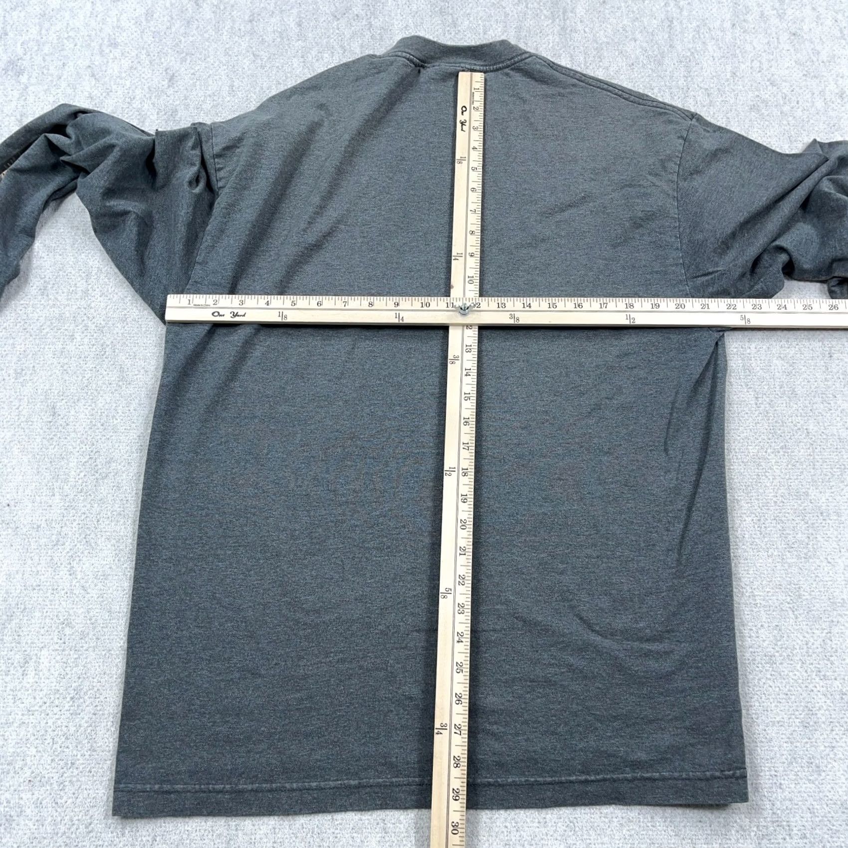 Vintage Vintage Fox Racing Shirt Men XL Gray Long Sleeve Fire Flames Skate Grunge Y2K Size US XL / EU 56 / 4 - 7 Thumbnail