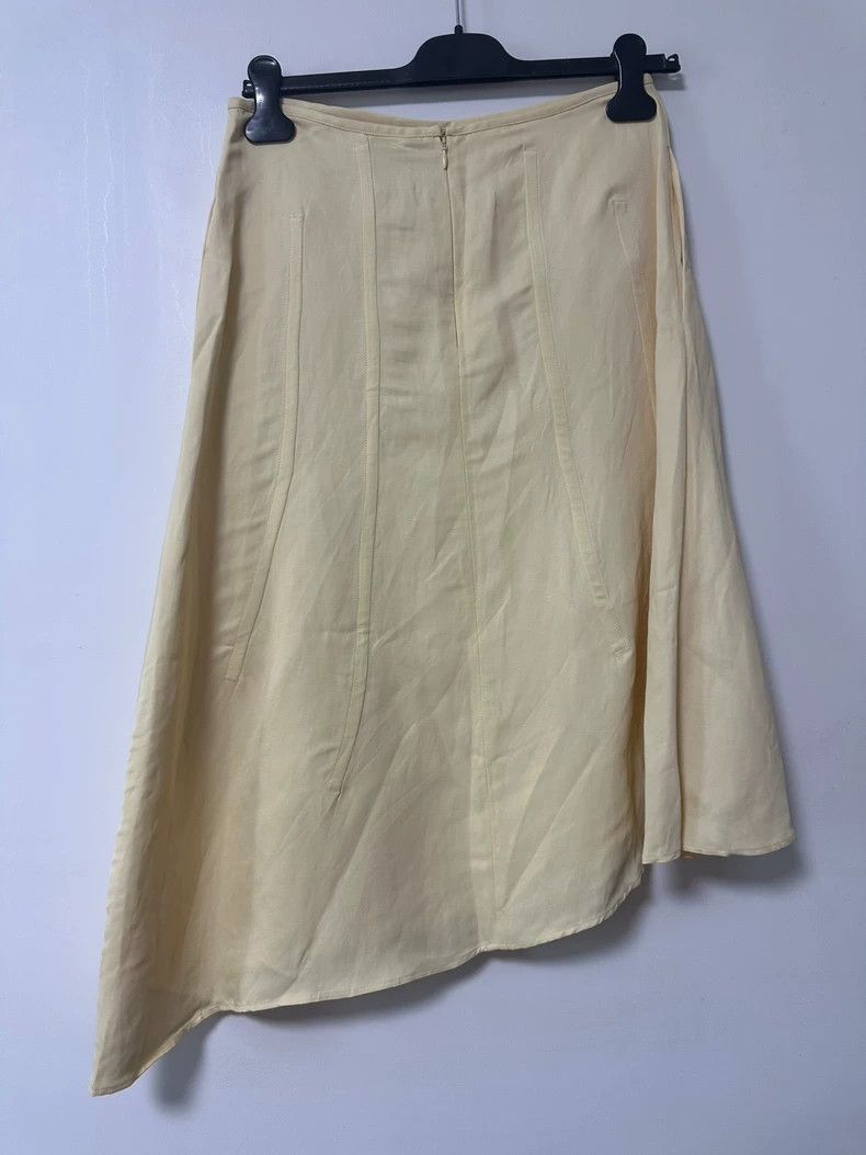 Jil Sander Jil Sander Light yellow twill skirt Size 42" / US 20 - 3 Thumbnail