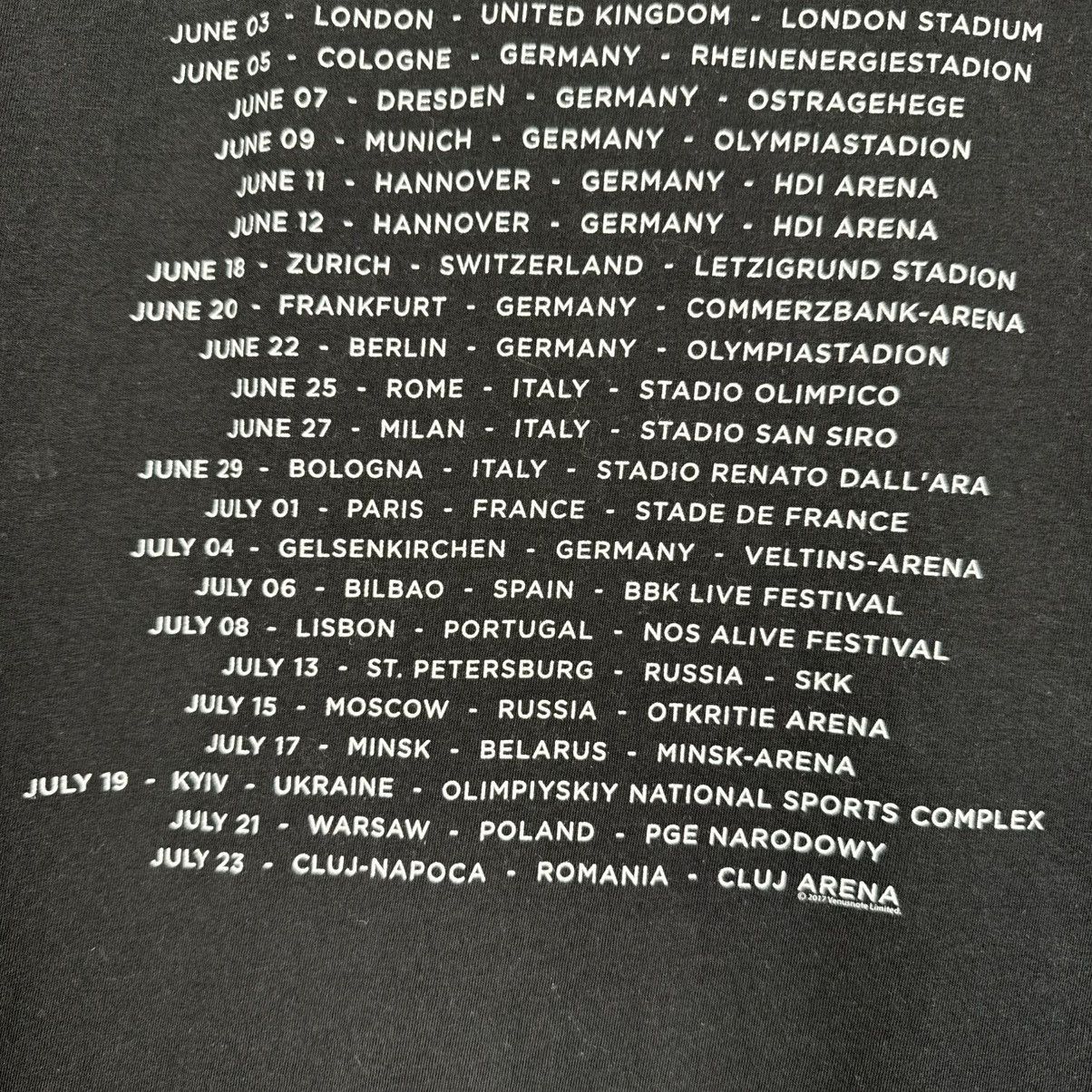 Gildan GLOBAL SPIRIT Y2K RARE TEE 2017 TOUR ROCK BAND BLACK T-SHIRT Size US XL / EU 56 / 4 - 9 Thumbnail