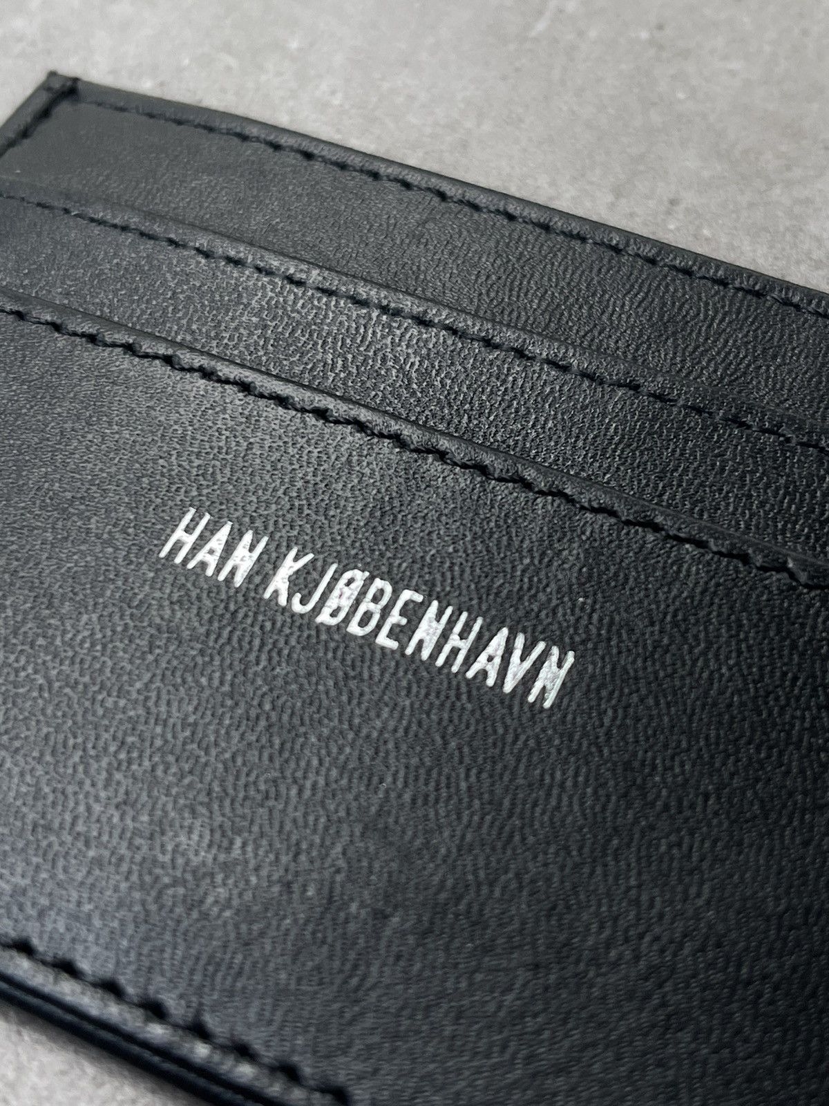 Han Kjobenhavn !DS! SS22 Han Kjobenhavn Small Logo Black Card Holder Size ONE SIZE - 10 Thumbnail