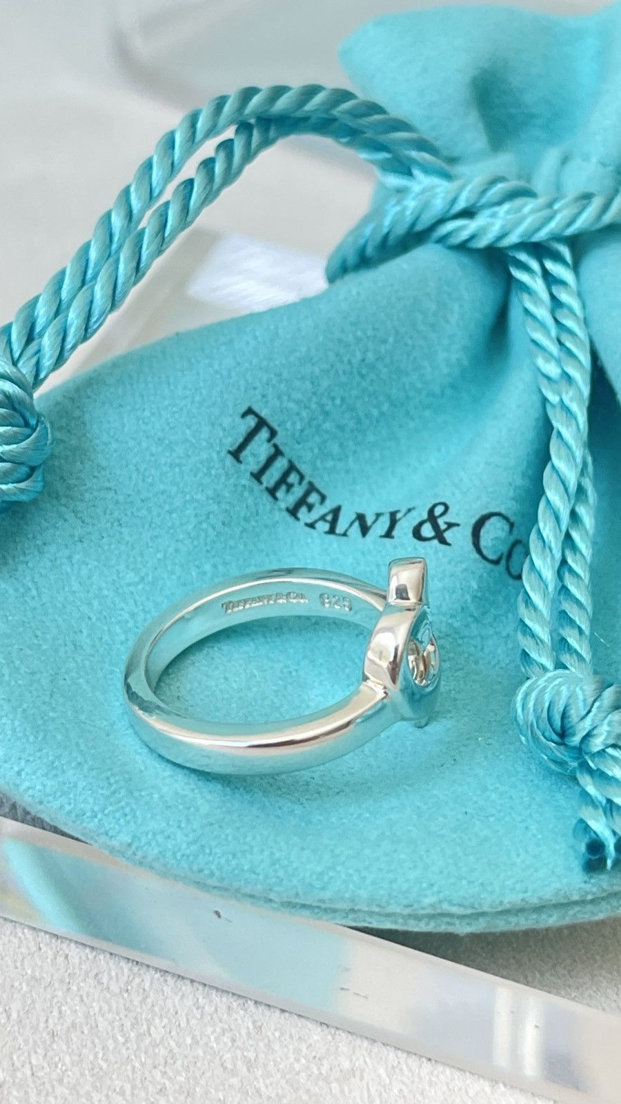 Tiffany & Co. Tiffany & Co. Open Heart Ring in Silver size 6 $300 NEW Size ONE SIZE - 8 Thumbnail