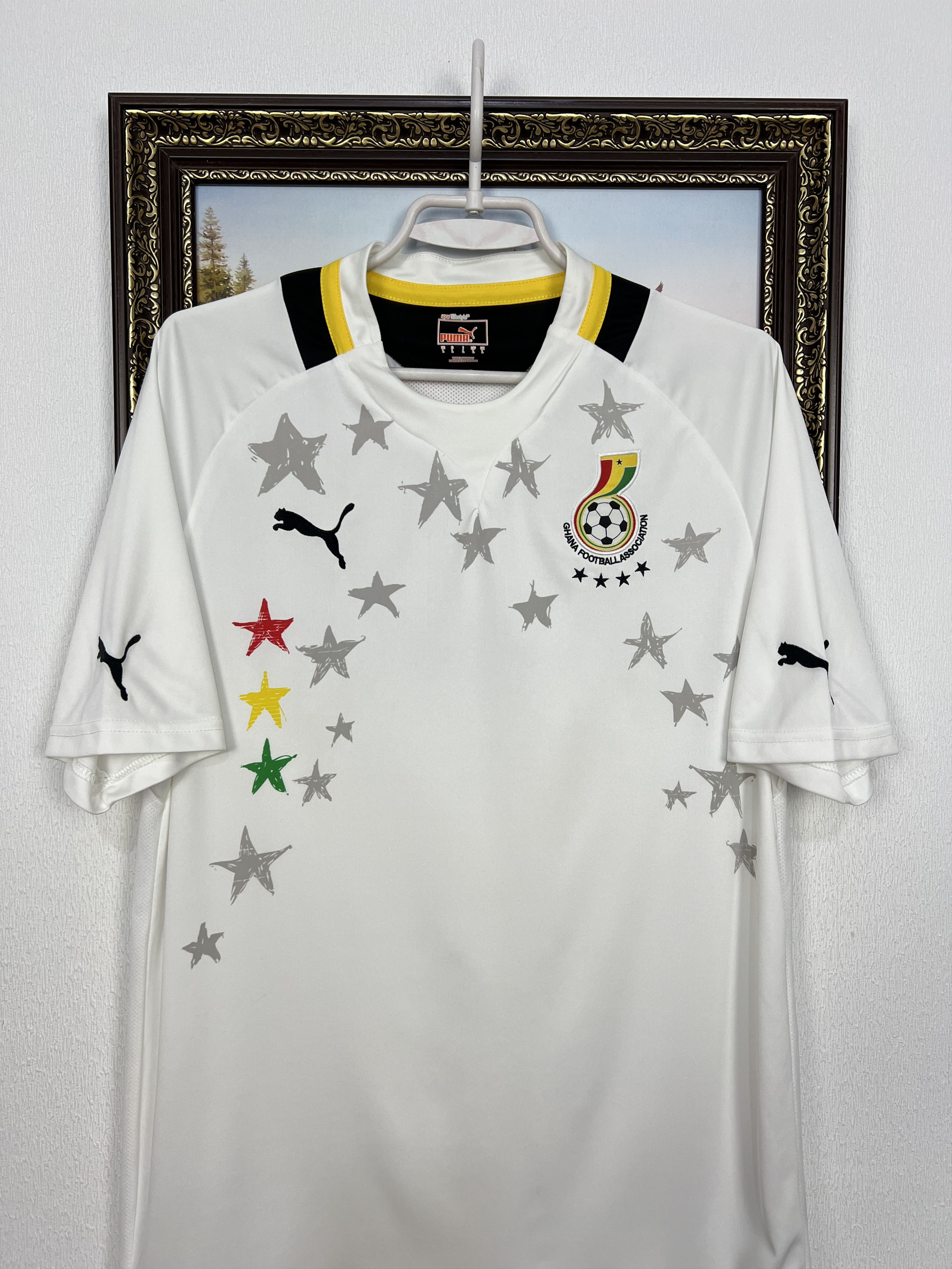 Puma Ghana Home football shirt 2012 Soccer Puma Jersey National Size US L / EU 52-54 / 3 - 2 Thumbnail