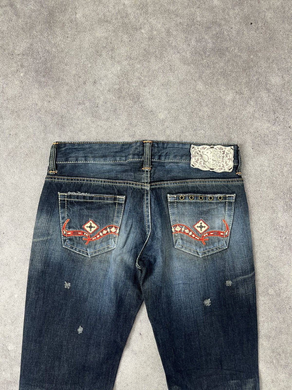 Tornado Mart Something edwin vienus flared distressed jeans Size US 28 / EU 44 - 12 Thumbnail
