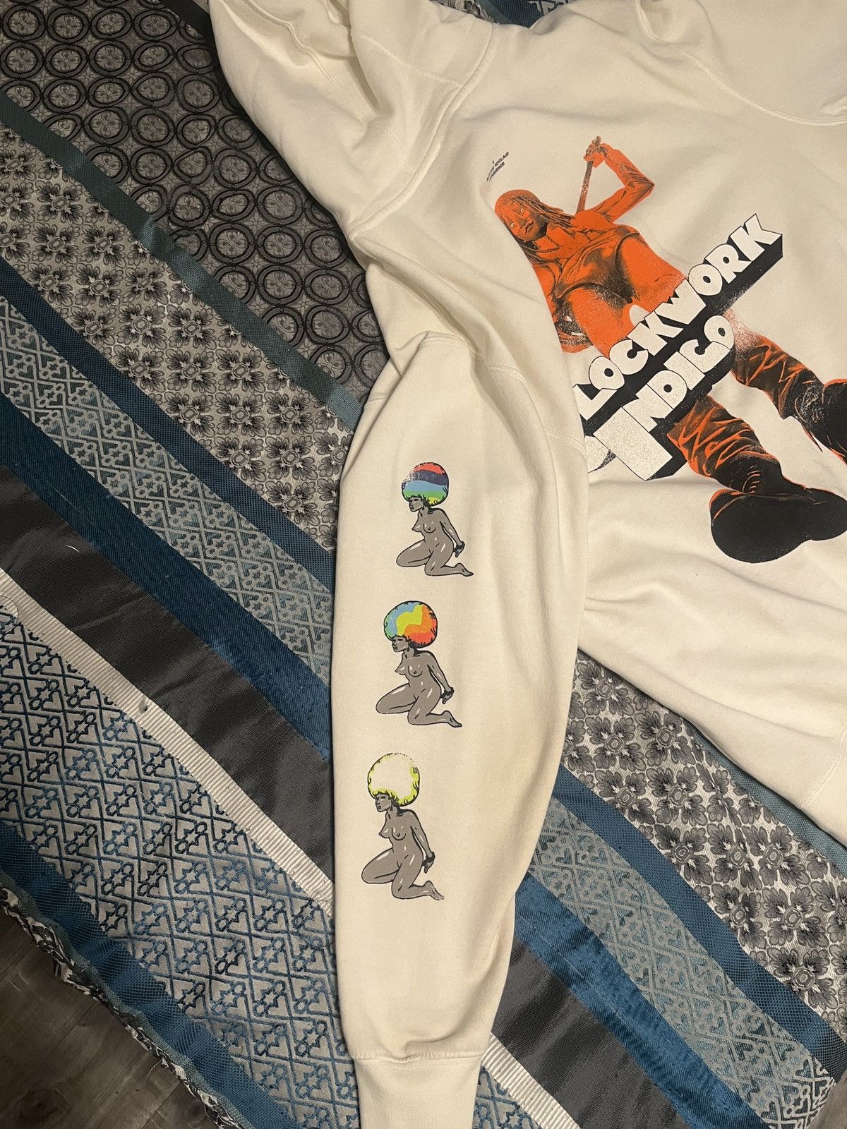 Flatbush Zombies Clockwork indigo hoodie Size US XL / EU 56 / 4 - 4 Thumbnail
