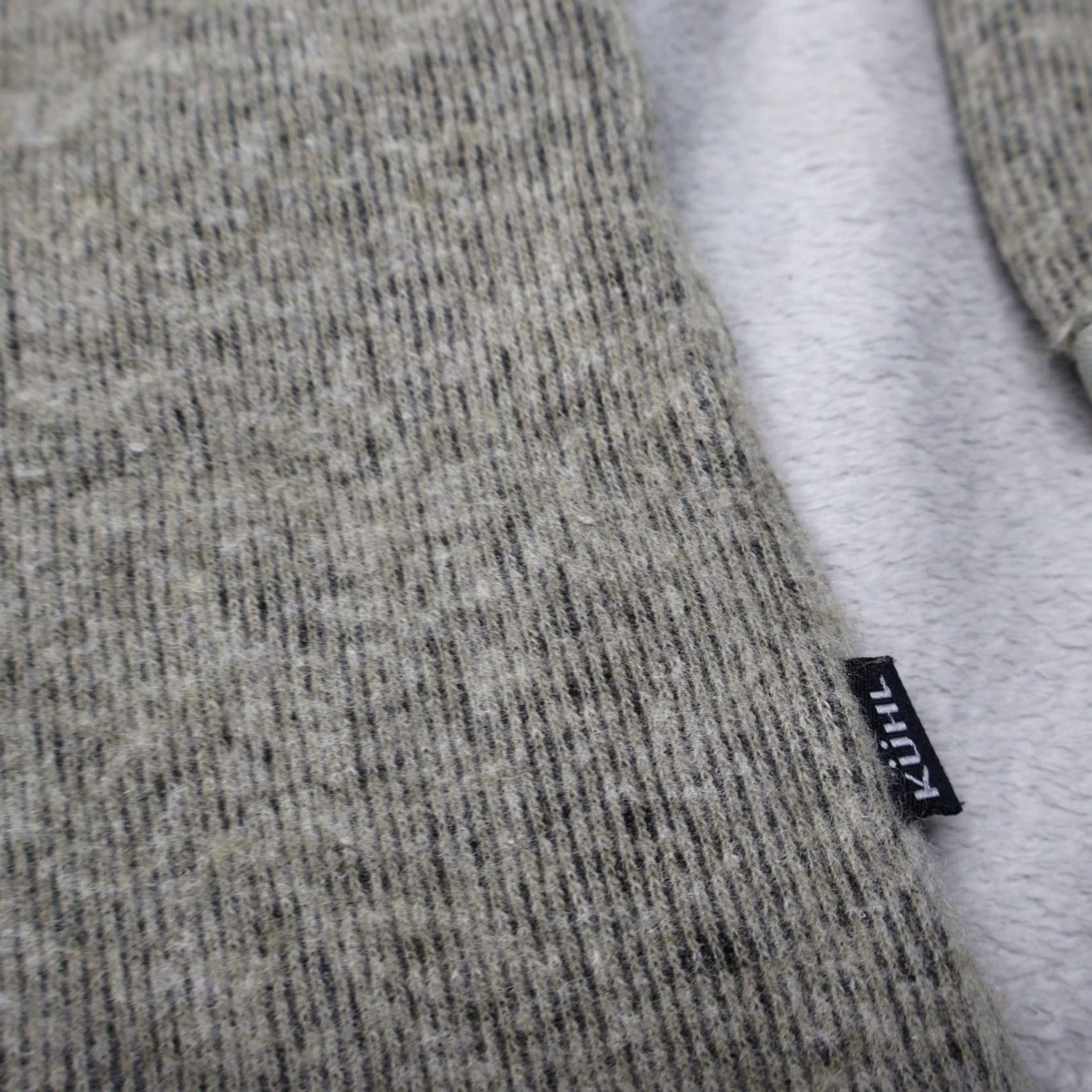 Vintage Kühl Sweater Mens XL Beige Thor 1/4 Zip Fleece Pullover ThermoKore Hiking Outdoor Size US XL / EU 56 / 4 - 6 Thumbnail