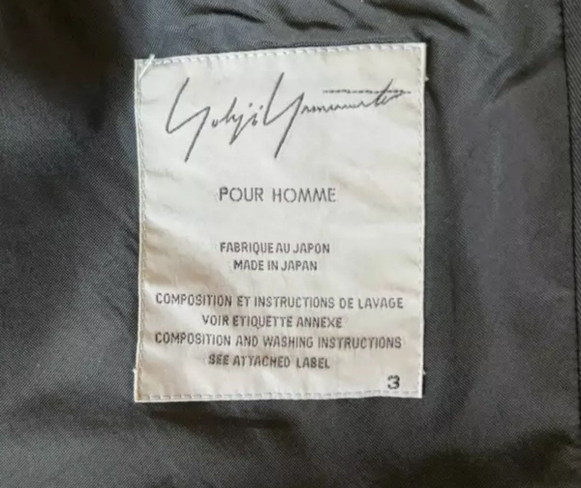 Yohji Yamamoto Yohji Yamamoto 02ss Leather Sleeve Zip Jacket 2412-Nextarrow Size US S / EU 44-46 / 1 - 7 Thumbnail
