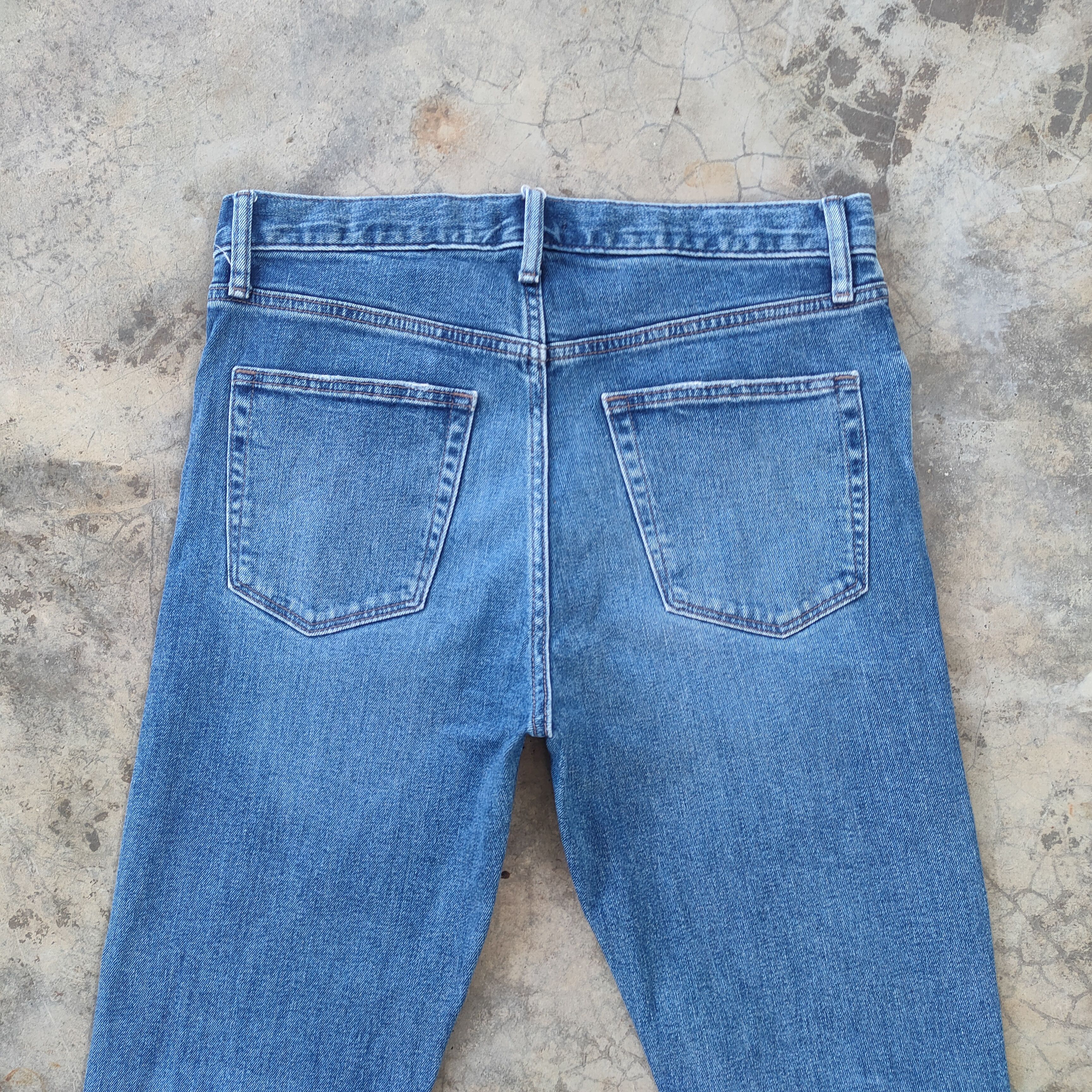 Japanese Brand W32 VINTAGE JAPANESE SKINNY FADED DISTRESSED JEANS PANTS Size US 32 / EU 48 - 10 Thumbnail