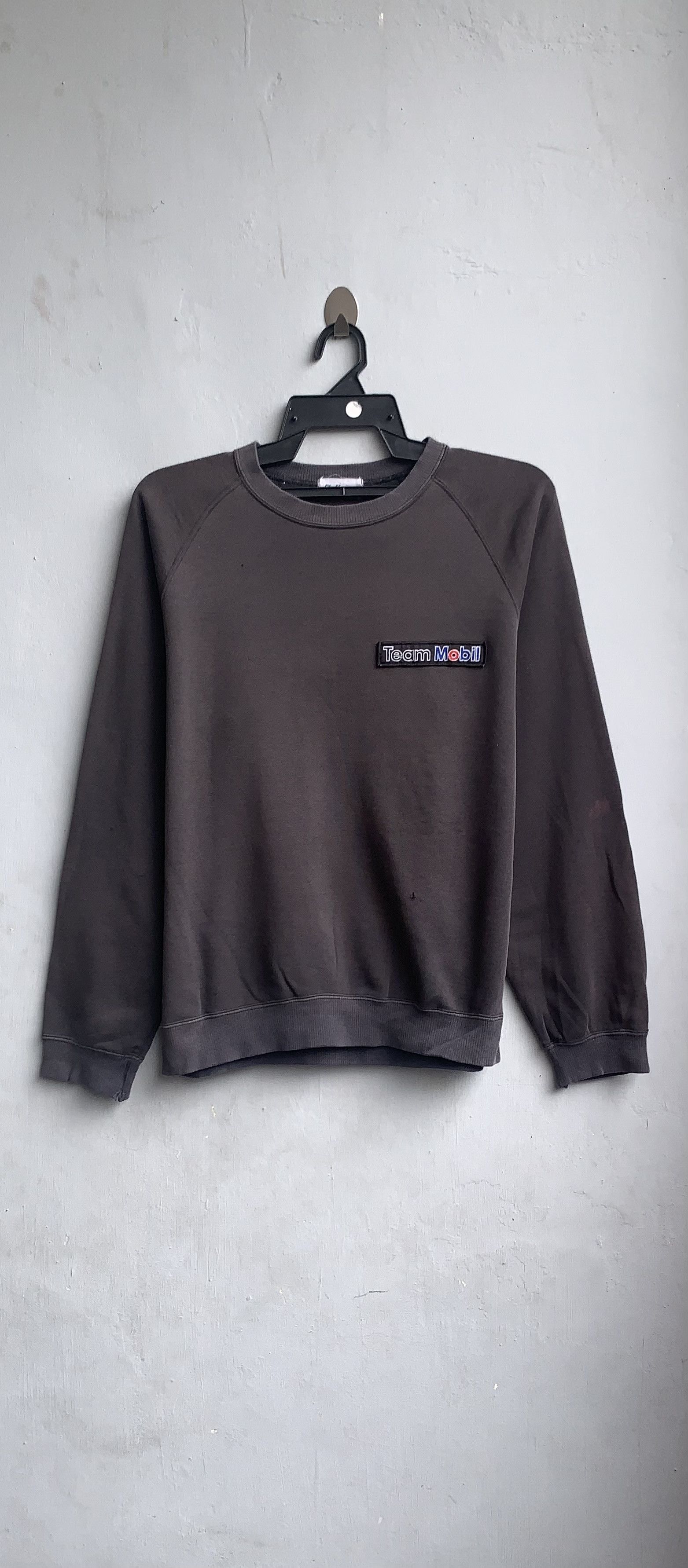 Vintage Team Mobil Racing Sweatshirt Size US M / EU 48-50 / 2 - 2 Thumbnail