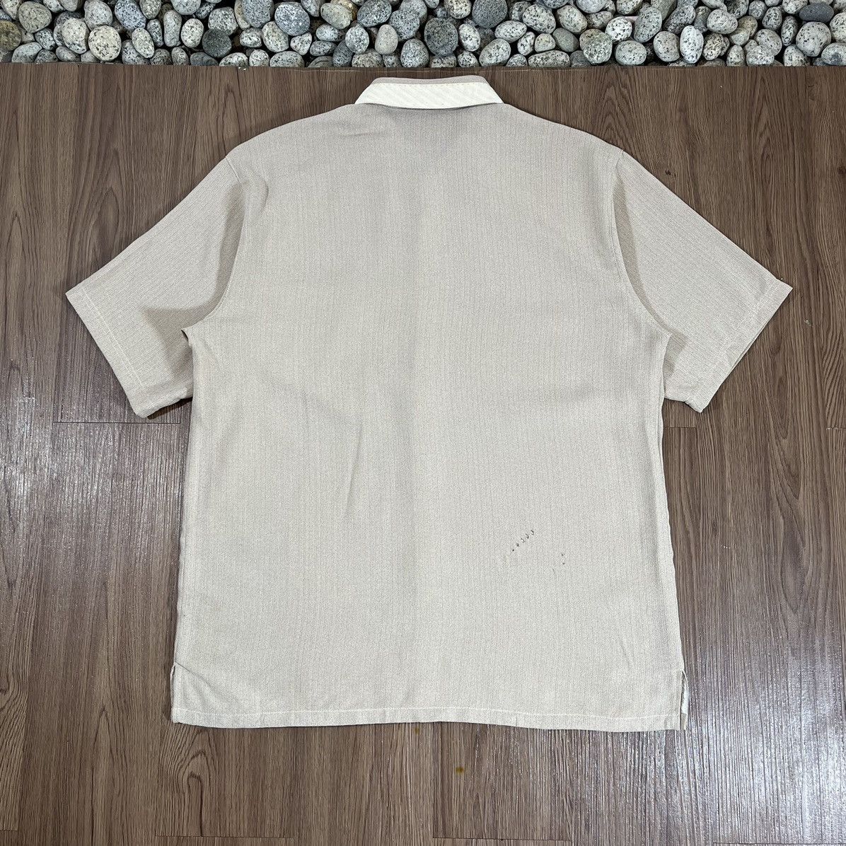 Versace Jeans Couture Versace Jeans Couture – Silk Open Collar Shirt Size US L / EU 52-54 / 3 - 2 Thumbnail