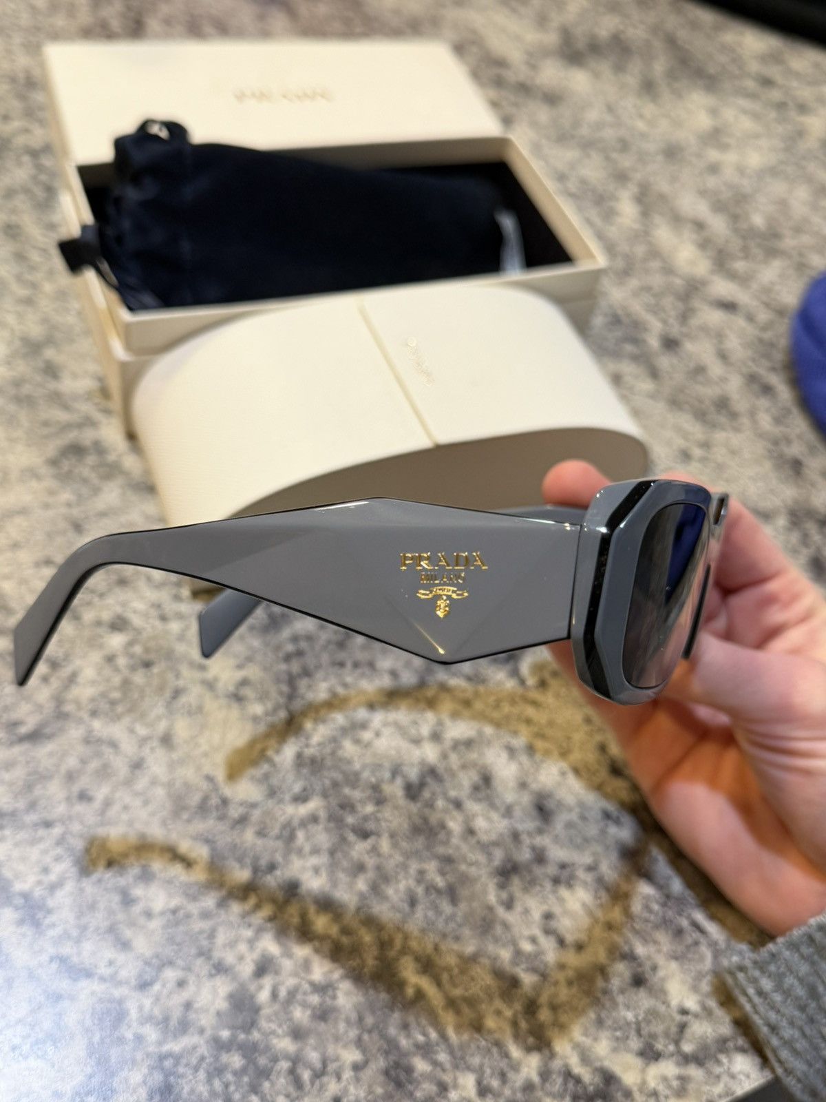 Prada glasses grey/black