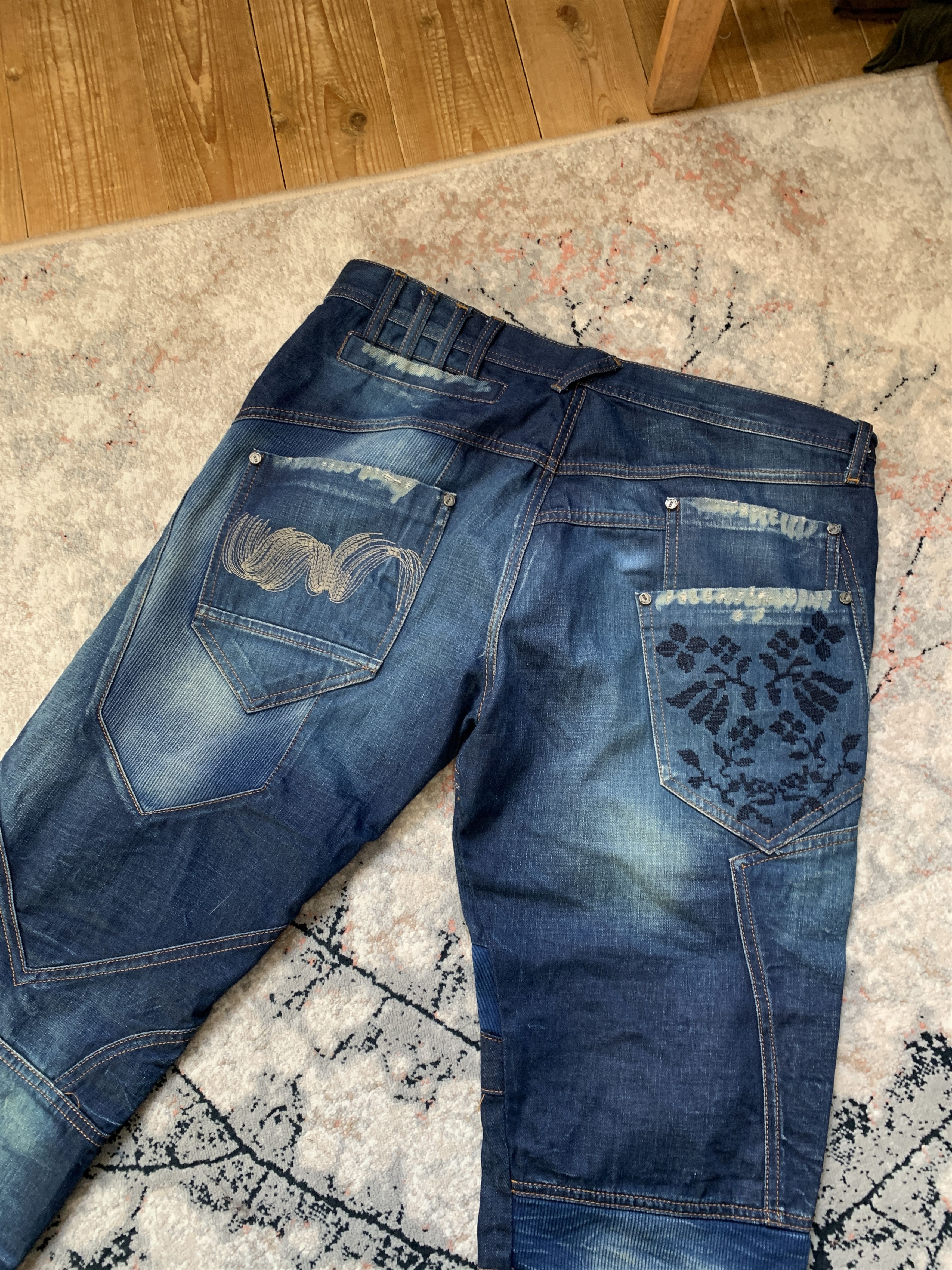 Japanese Brand Bar Of Denim Vintage Jeans Size US 36 / EU 52 - 10 Thumbnail