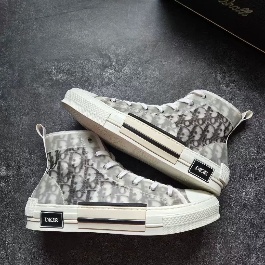 Dior Dior Black Hitop Sneakers 23 Men Size US 10 / EU 43 - 1 Thumbnail