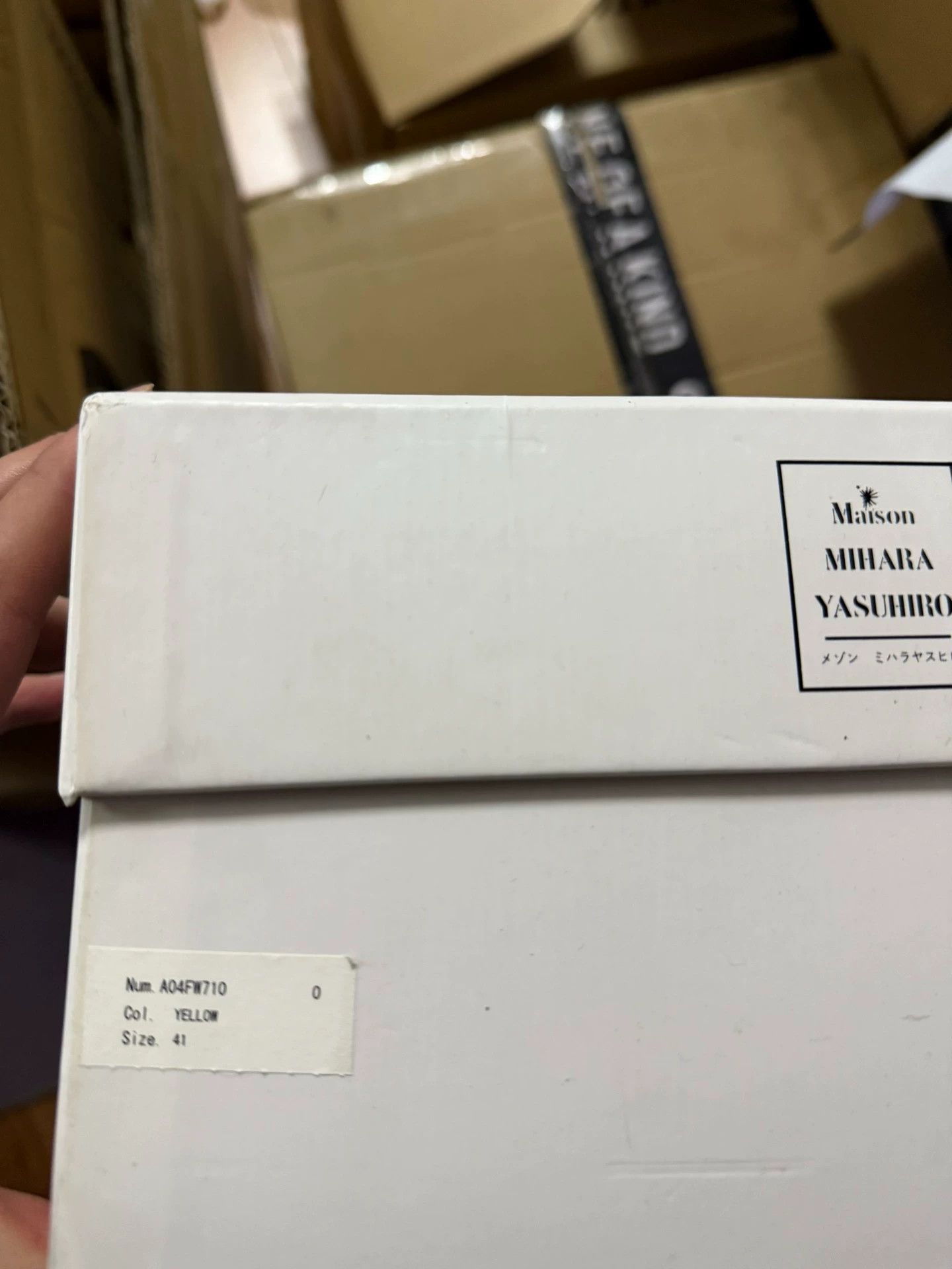 Maison MIHARA YASUHIRO Mihara Yasuhiro Yellow Melting Low Top 41 (OG Box) Size US 8 / EU 41 - 9 Thumbnail