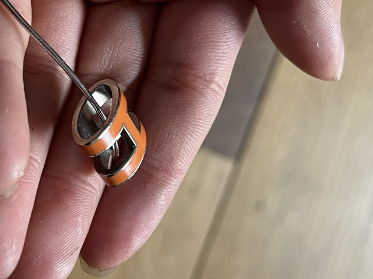 Hermes Hermes Orange Pop H Necklace Size ONE SIZE - 6 Thumbnail
