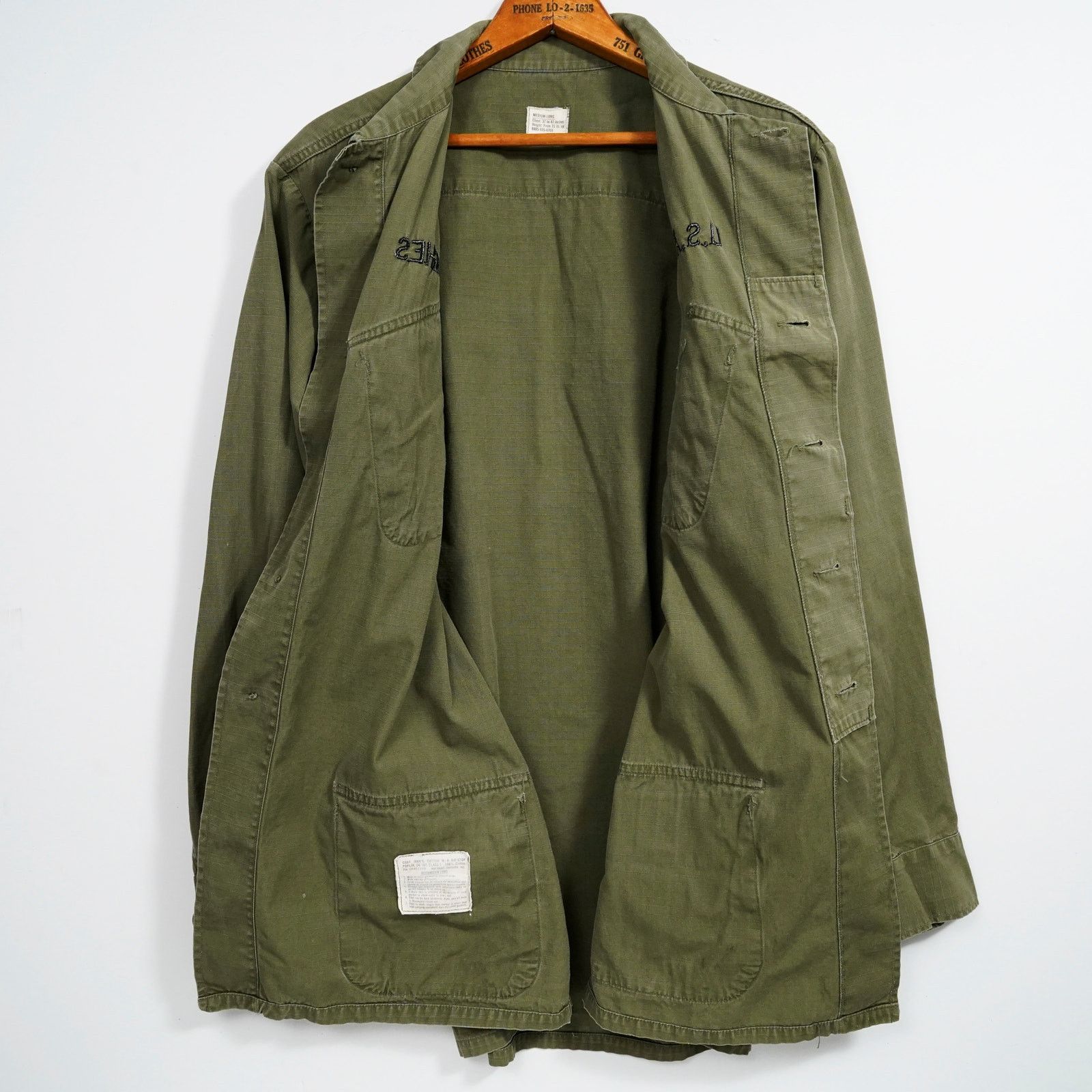 Vintage Vintage 1960s U.S. Army Jungle Fatigue Jacket Ripstop M Size US M / EU 48-50 / 2 - 4 Thumbnail