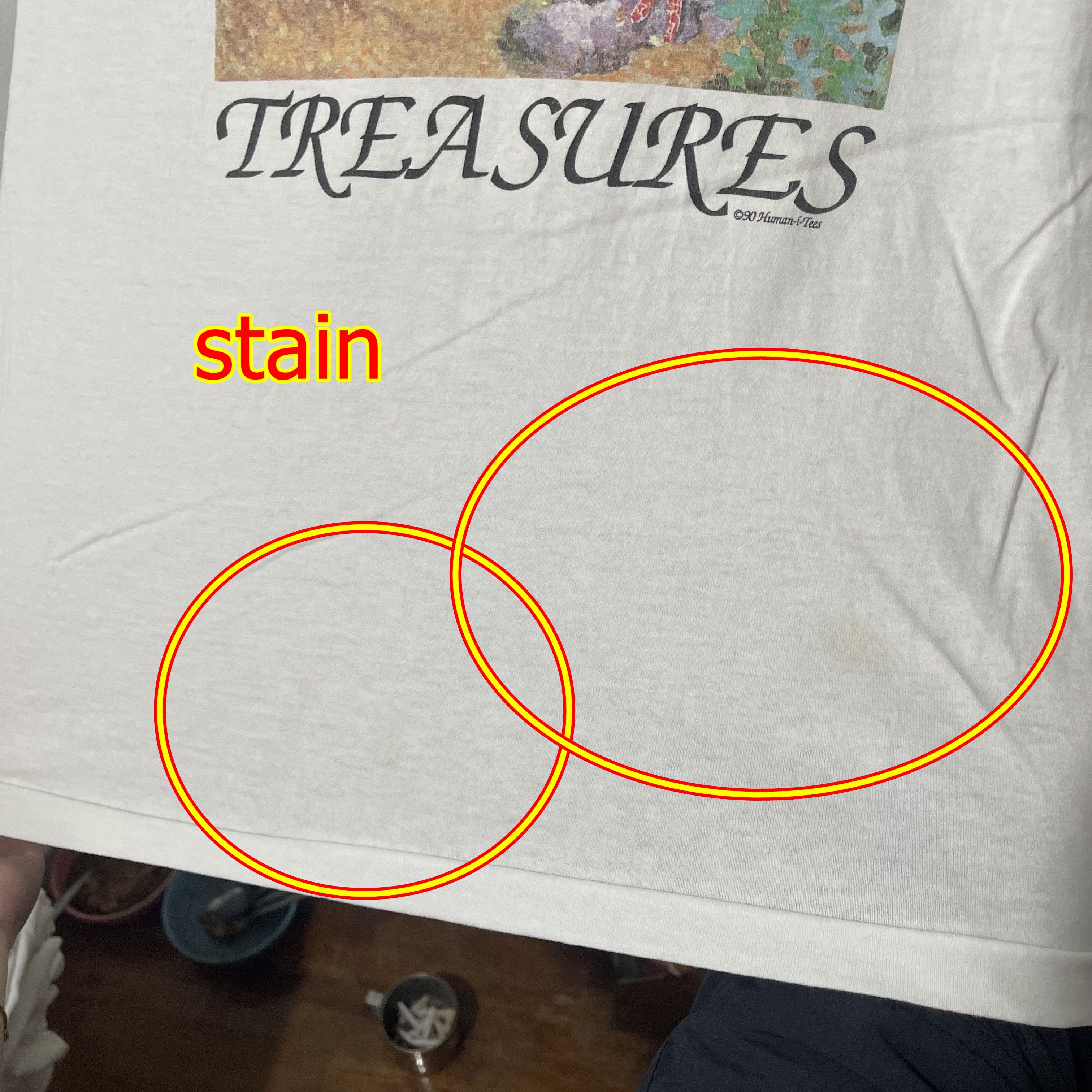 Vintage Vintage 90s Human-I-Tees Protect Our Natural Treasures Shirt Size US XL / EU 56 / 4 - 7 Thumbnail