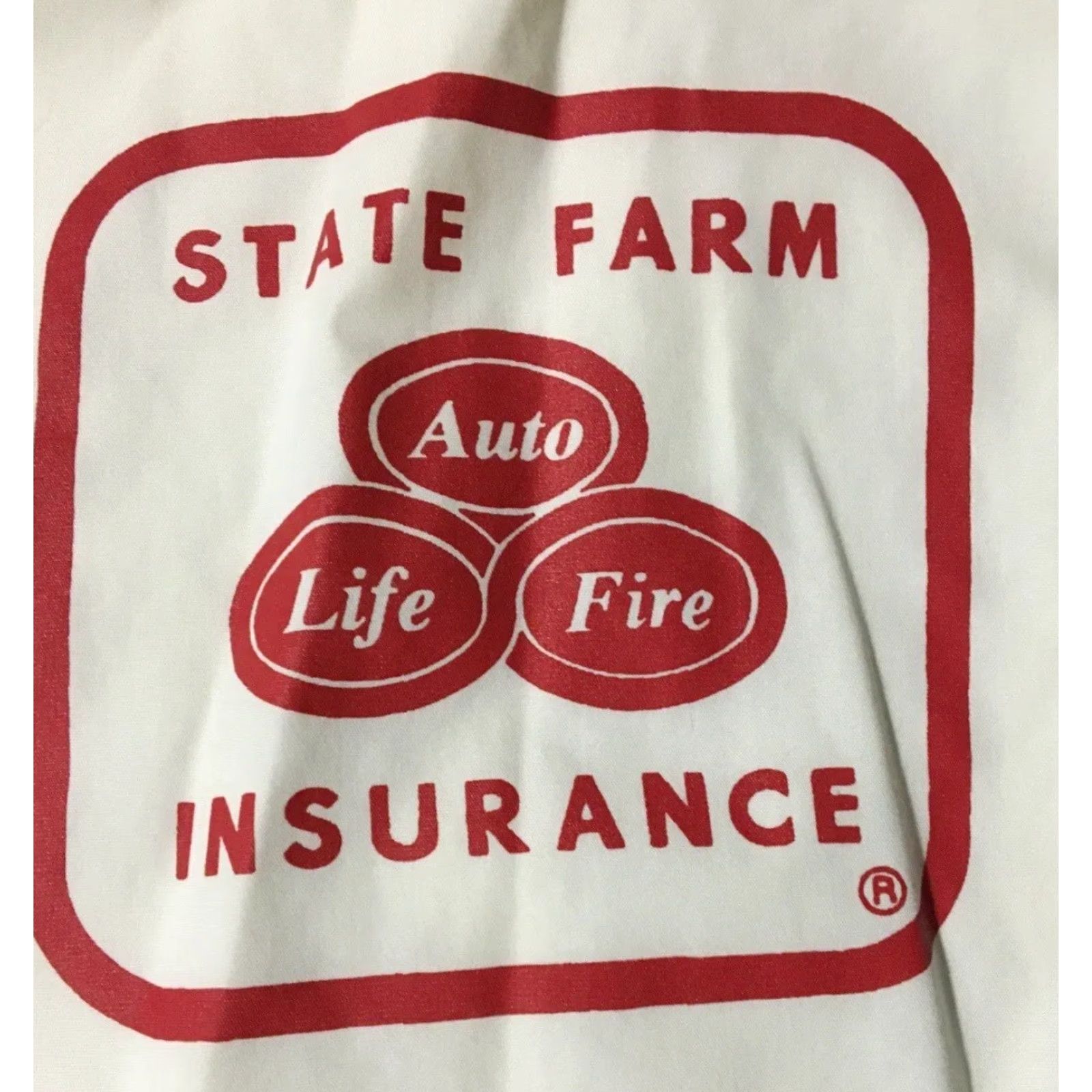 Vintage VINTAGE State Farm Insurance Catastrophe Team Jacket 80s 90s Grunge Bomber Jacket XL Mens White Nylon Fleece Lining Hawaii? Size US XL / EU 56 / 4 - 4 Thumbnail