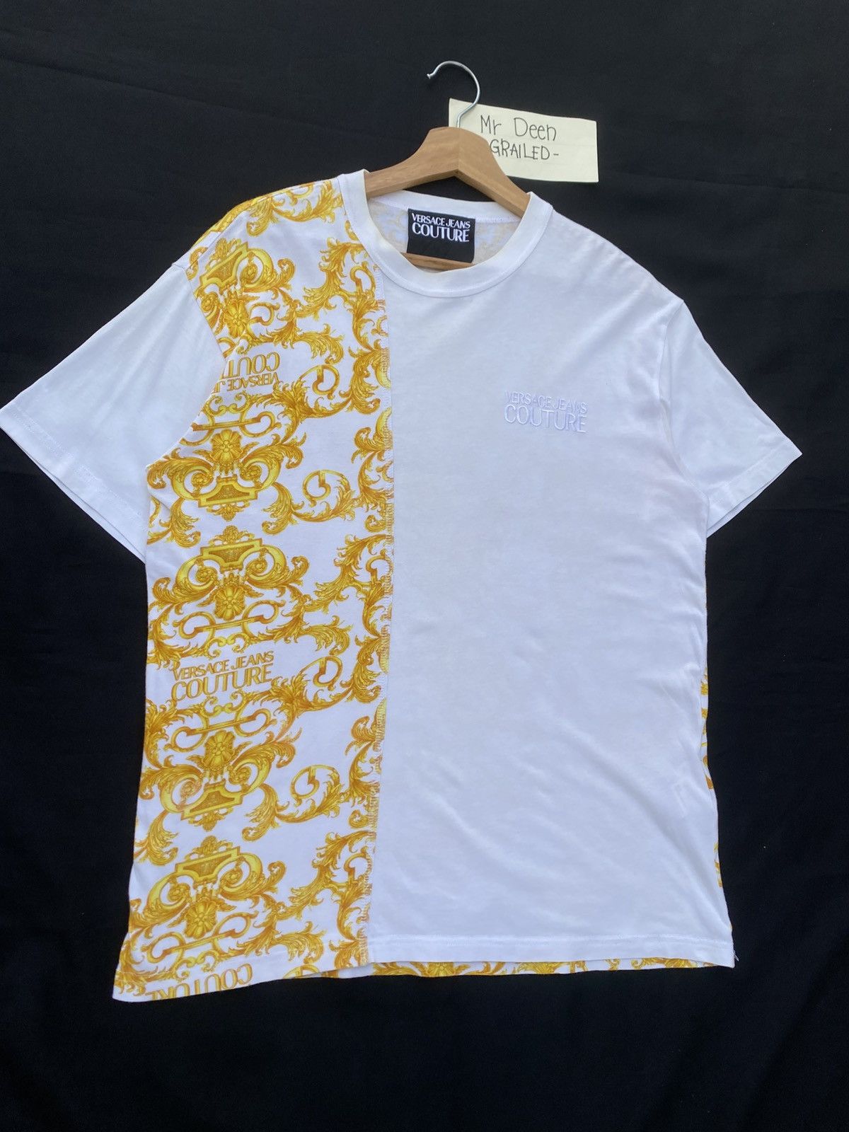Versace Rare VERSACE Jeans Couture White Tshirt Size US M / EU 48-50 / 2 - 3 Thumbnail