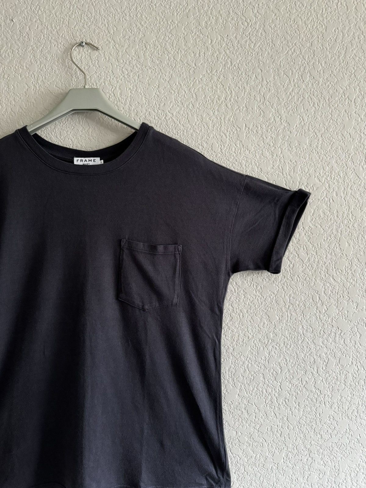 Frame Frame Supima Cotton Dark Grey Tee Shirt Small Size S / US 4 / IT 40 - 4 Thumbnail