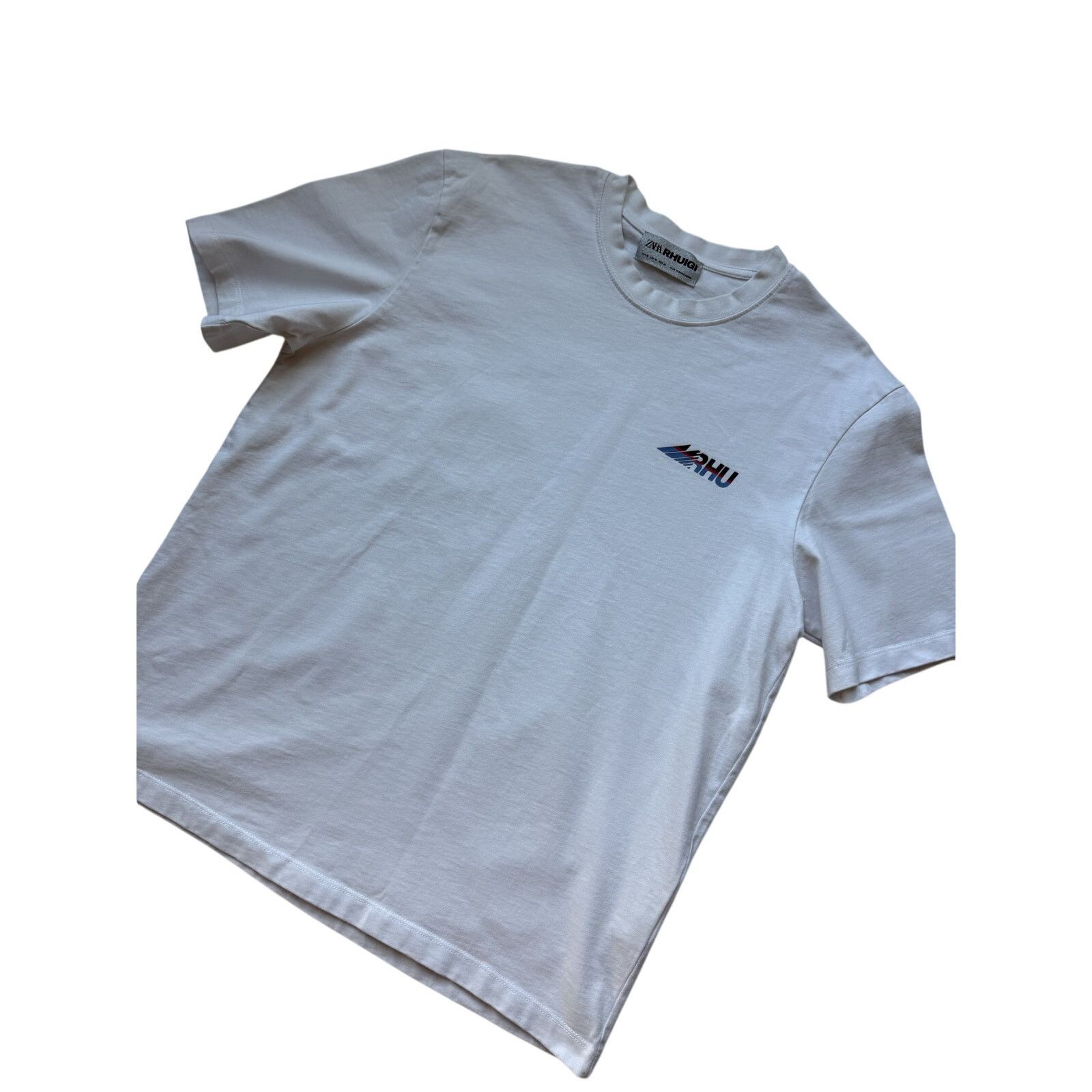 Zara Zara x Rhuigi RHU White Heavy Cotton Short Sleeve Tee Size US M / EU 48-50 / 2 - 1 Thumbnail
