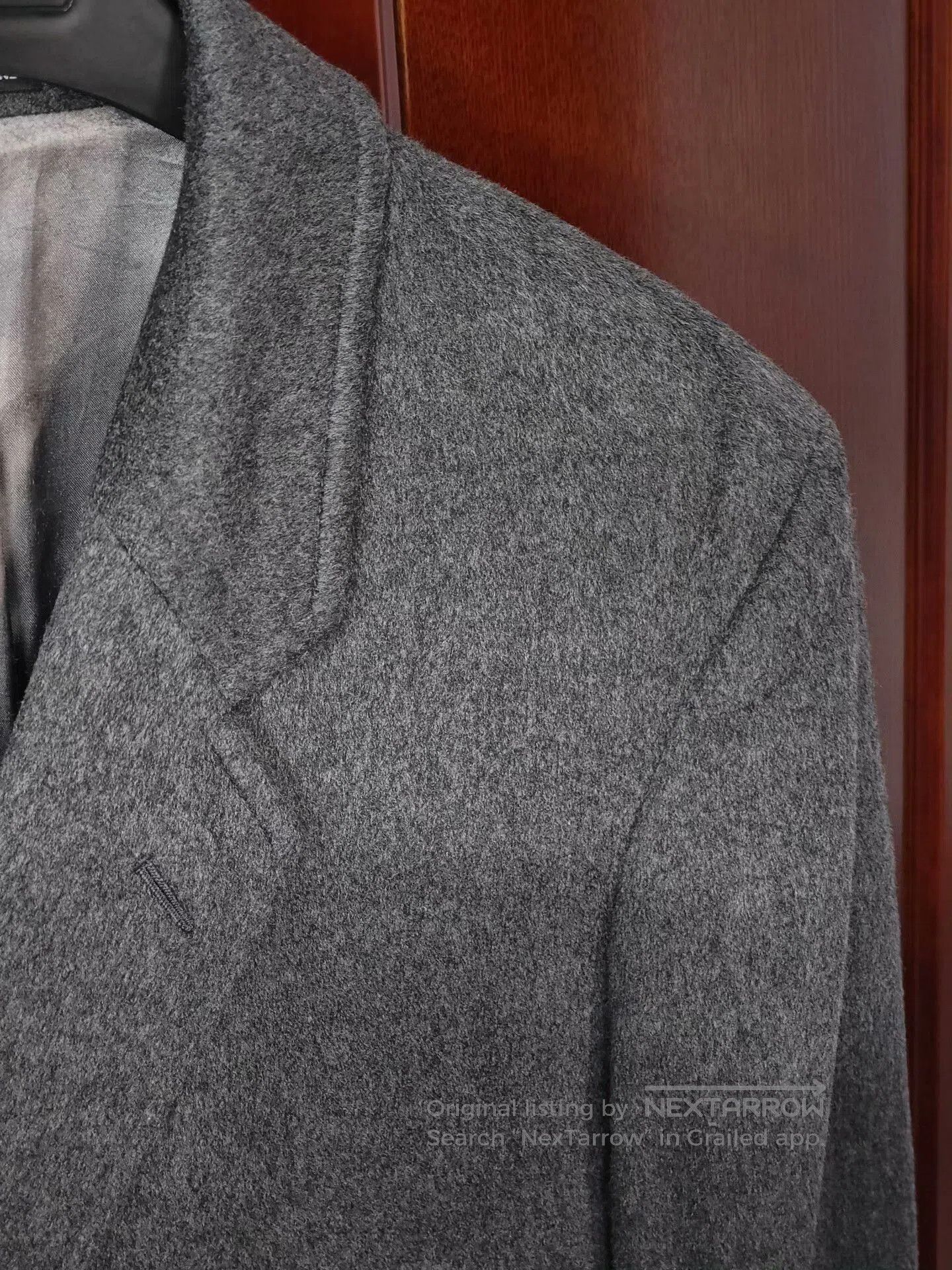 Japanese Brand Tibbett Double-Breasted Cashmere Coat. Size US M / EU 48-50 / 2 - 2 Thumbnail
