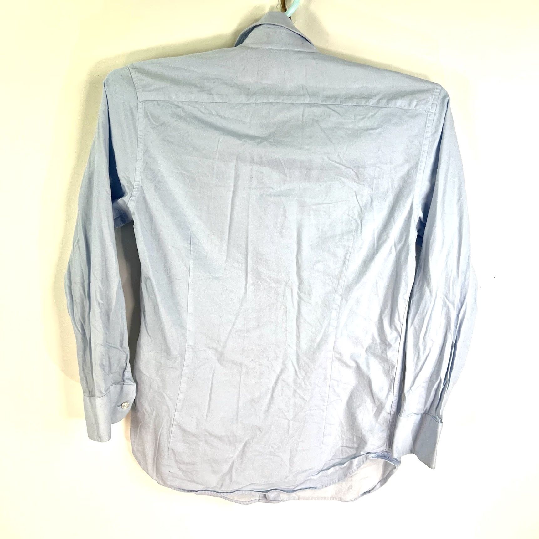 Ted Baker Ted Baker Slim Long Sleeve Button Up Shirt Mens Size 15 Blue Size US M / EU 48-50 / 2 - 4 Thumbnail