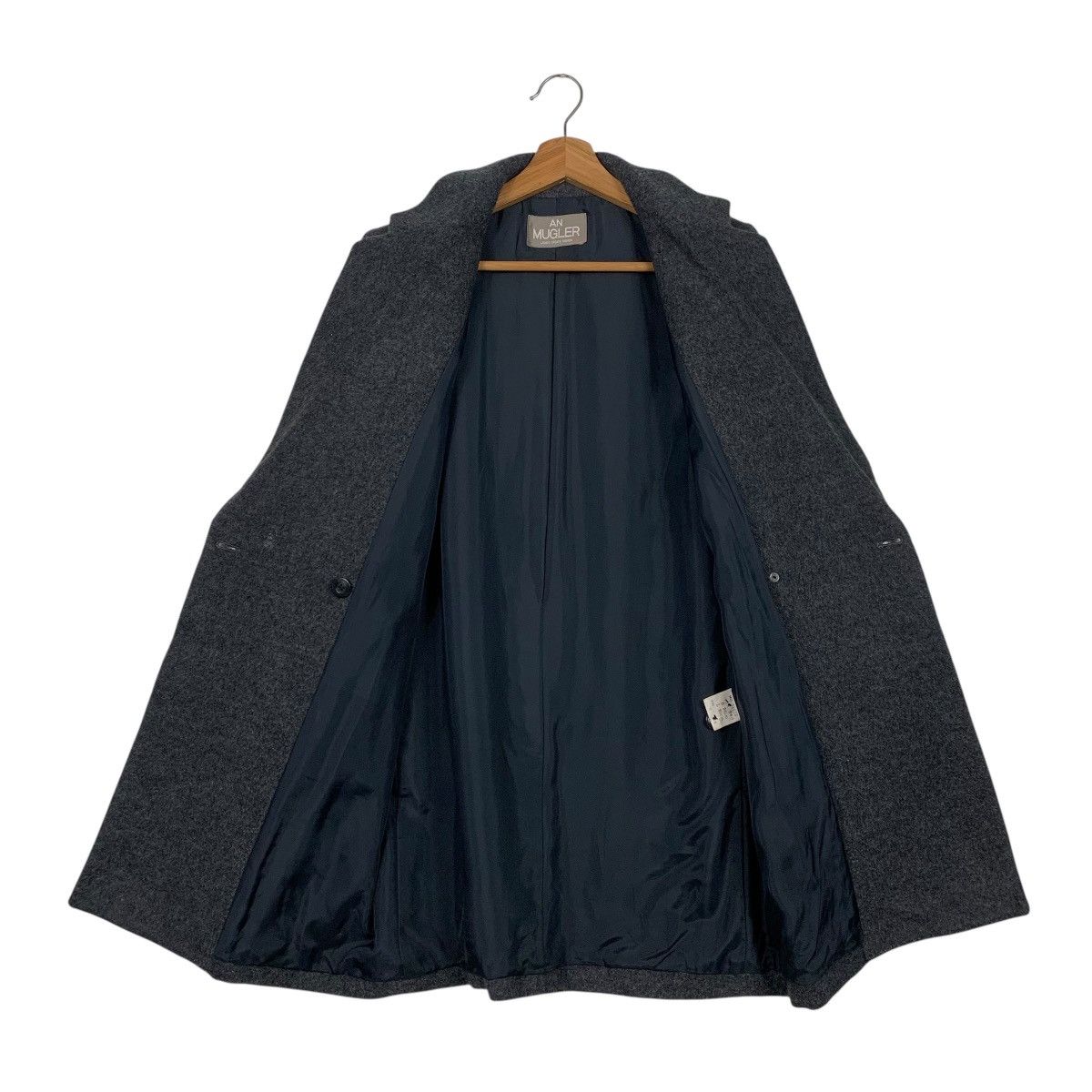 Japanese Brand An Mugler Double Breasted Wool Women Coat Size M / US 6-8 / IT 42-44 - 11 Thumbnail