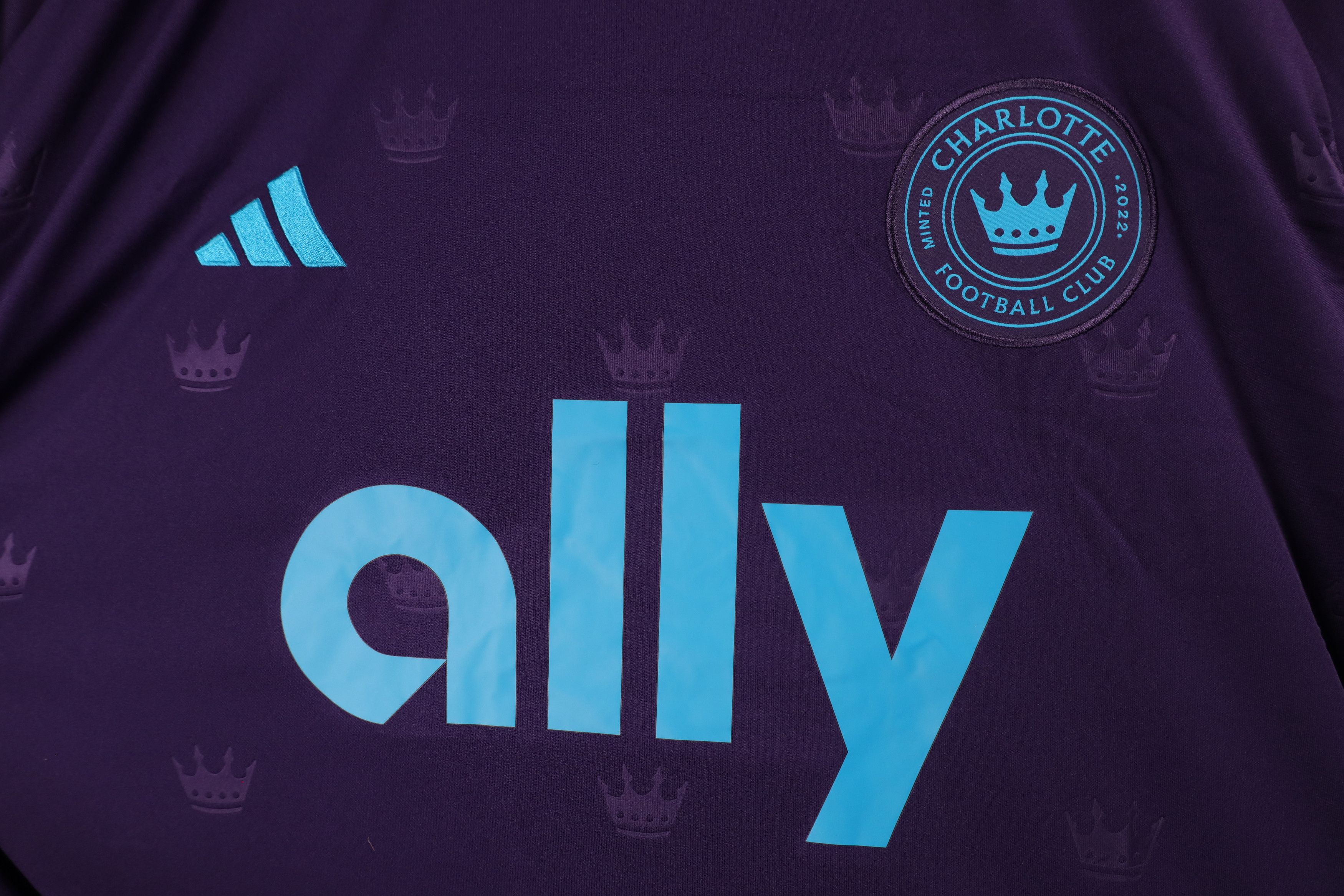 Adidas × Vintage New Adidas Football Club Soccer Jersey Futbol Purple Size US XXL / EU 58 / 5 - 6 Thumbnail