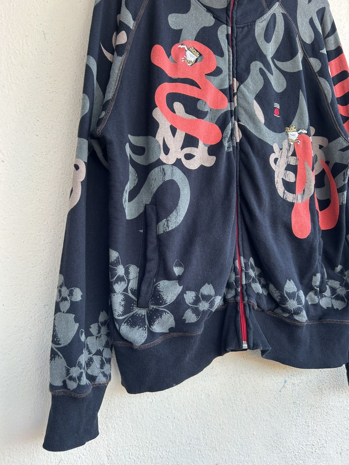 Japanese Brand Sanmaruichi Co Ltd Japanese Hiragana Style Graphic Hoodie Size US L / EU 52-54 / 3 - 6 Thumbnail