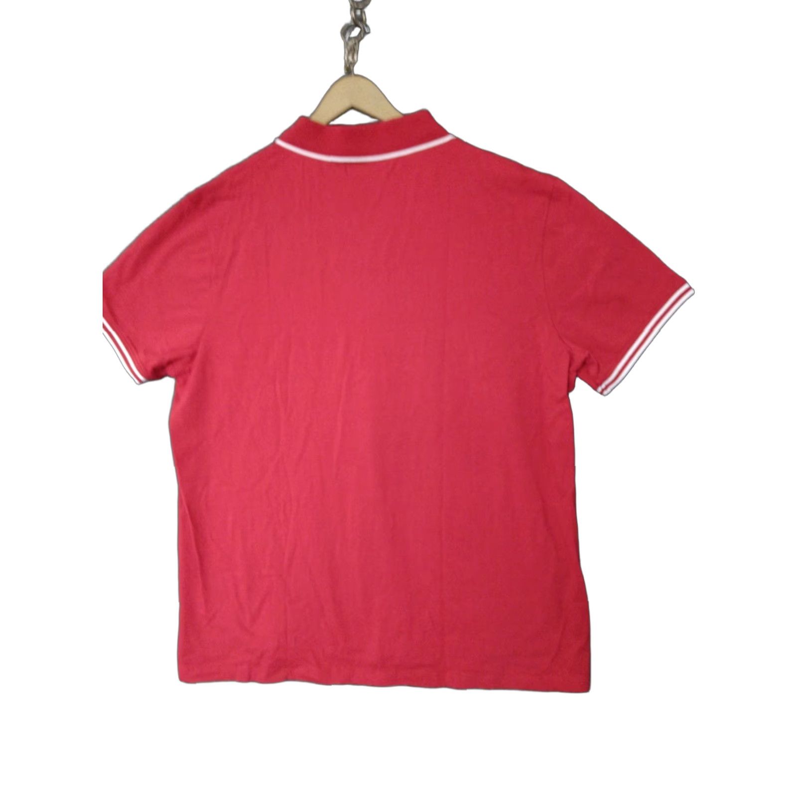 Guess GUESS Polo Shirt Red 1/4 Zip Short Sleeve Fresh Casual 2XL Mens Polo Red 1/4 Zip Logo Short Sleeve 2XL Size US XXL / EU 58 / 5 - 1 Thumbnail